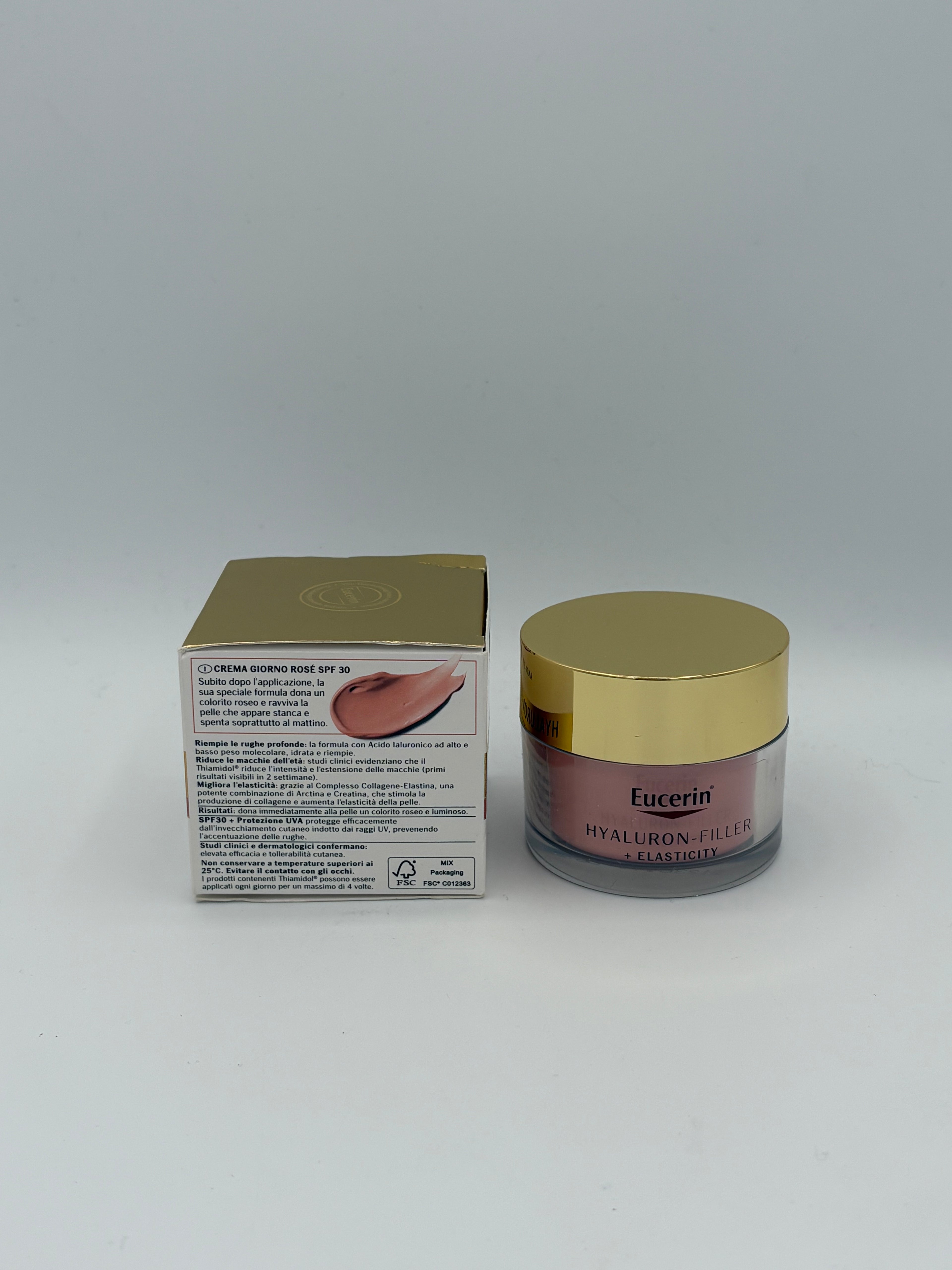 BLOCK36: CREMA EUCERIN HYALURON-FILLER + ELASTICITY (GIORNO ROSE SPF30) 50ml