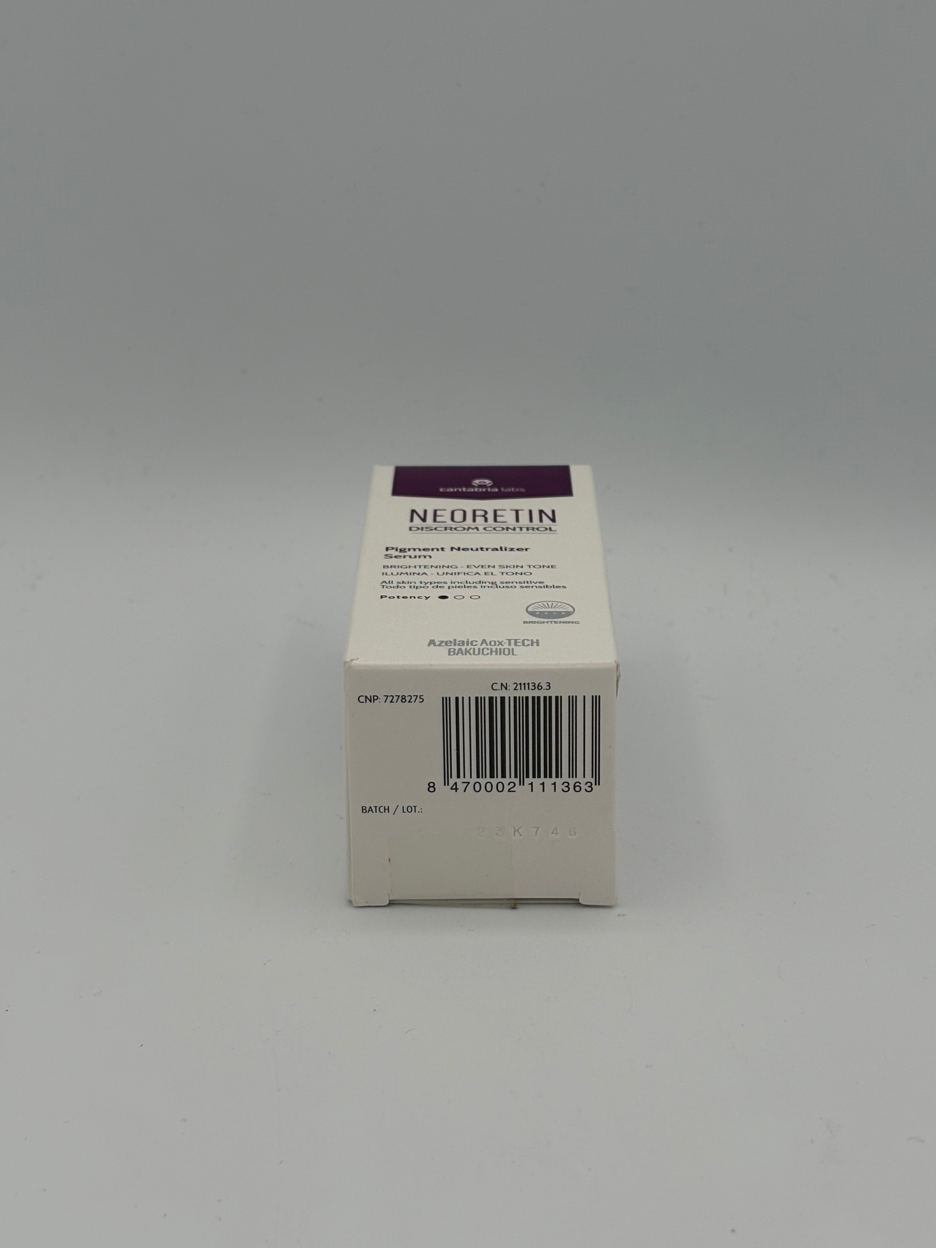BLOCK36: SIERO	NEORETIN	DC PIGMENT NEUTRALIZER SERUM 30ml
