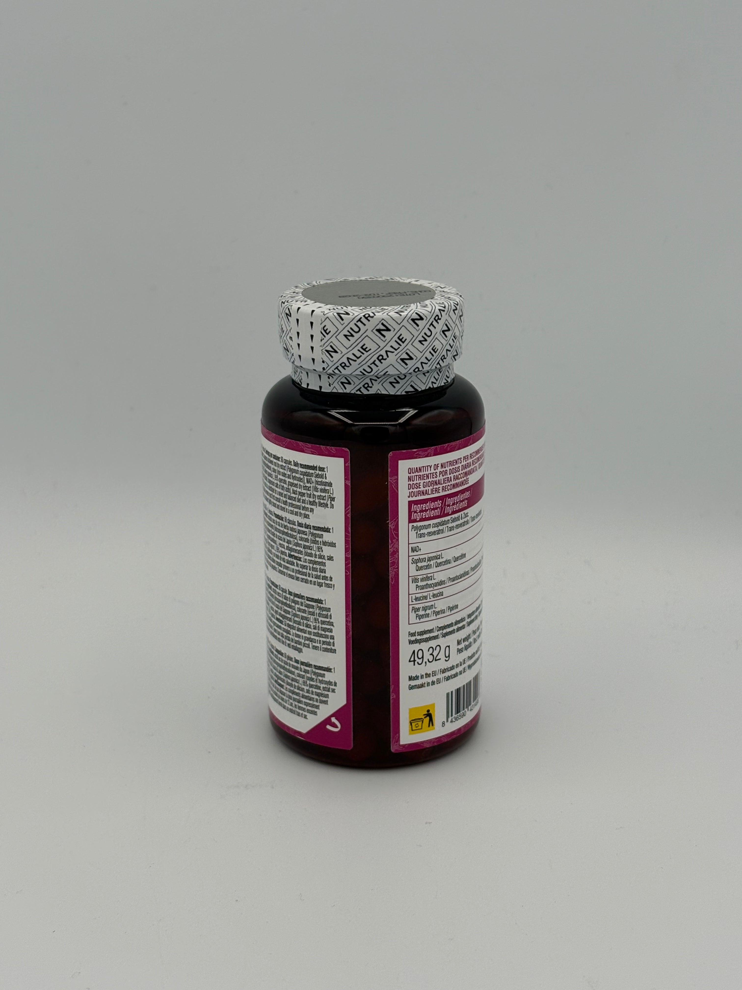BLOCK36: CAPSULE	NUTRALIE	TRANS-RESVERATROL & NAD+ COMPLEX