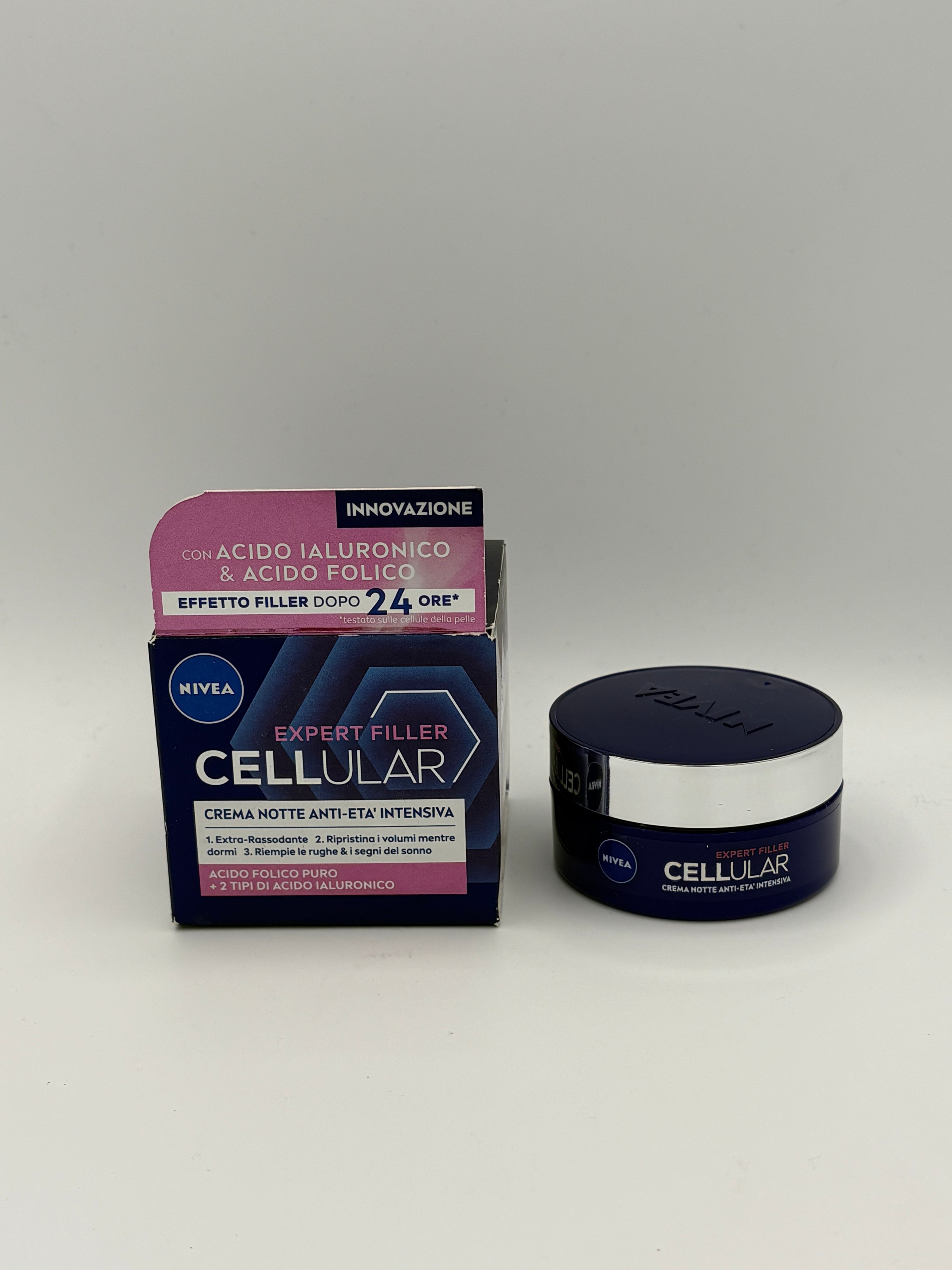 BLOCK36: CREMA	NIVEA	FILLER NOTTE ANTI-ETA' INTENSIVA