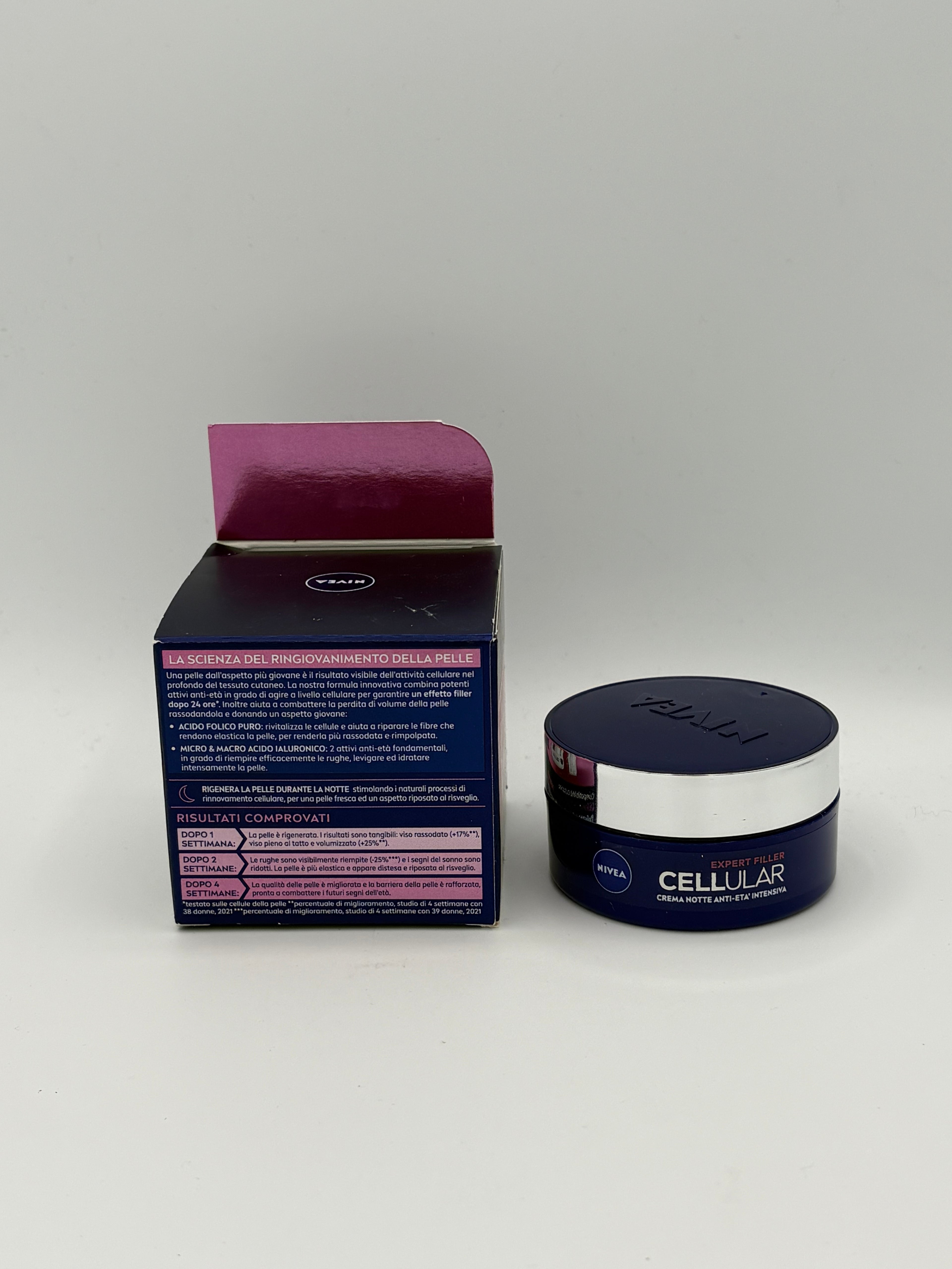 BLOCK36: CREMA	NIVEA	FILLER NOTTE ANTI-ETA' INTENSIVA