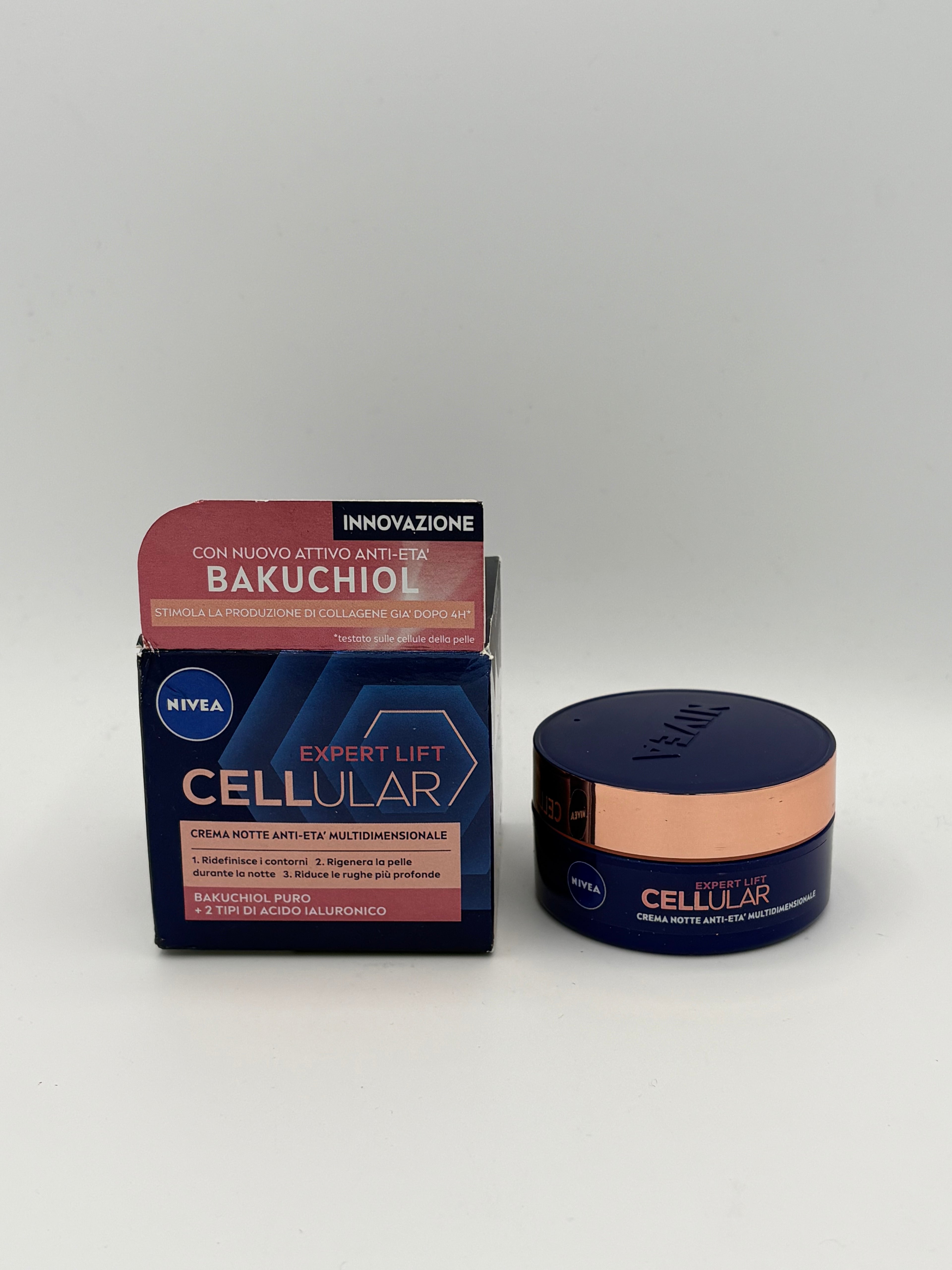 BLOCK36: CREMA	NIVEA	BAKUCHIOL EXPERT LIFT NOTTE ANTI-ETA' MULTIDIMENSIONALE