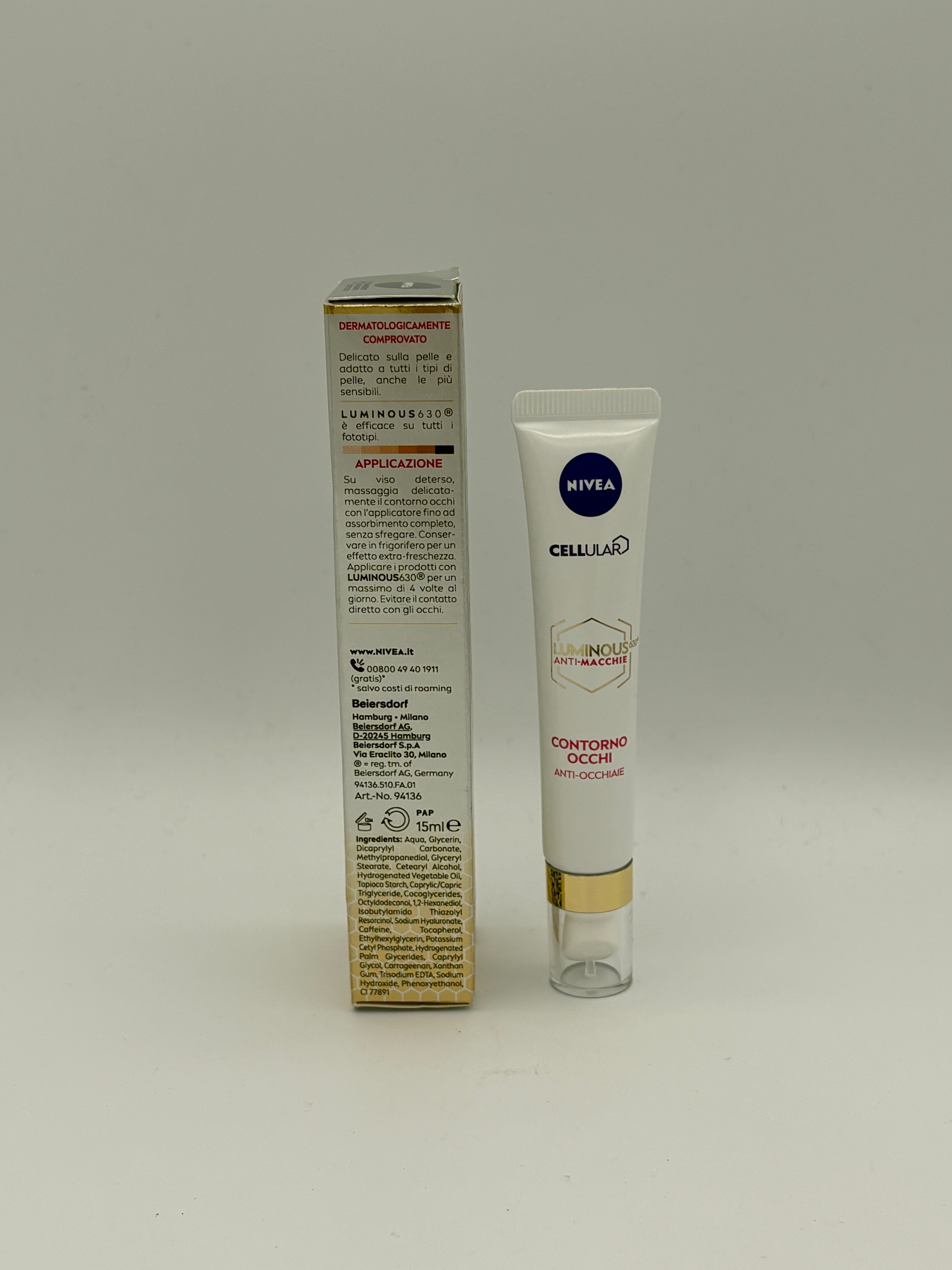 BLOCK36: CREMA	NIVEA	LUMINOUS 630 ANTI-MACCHIE