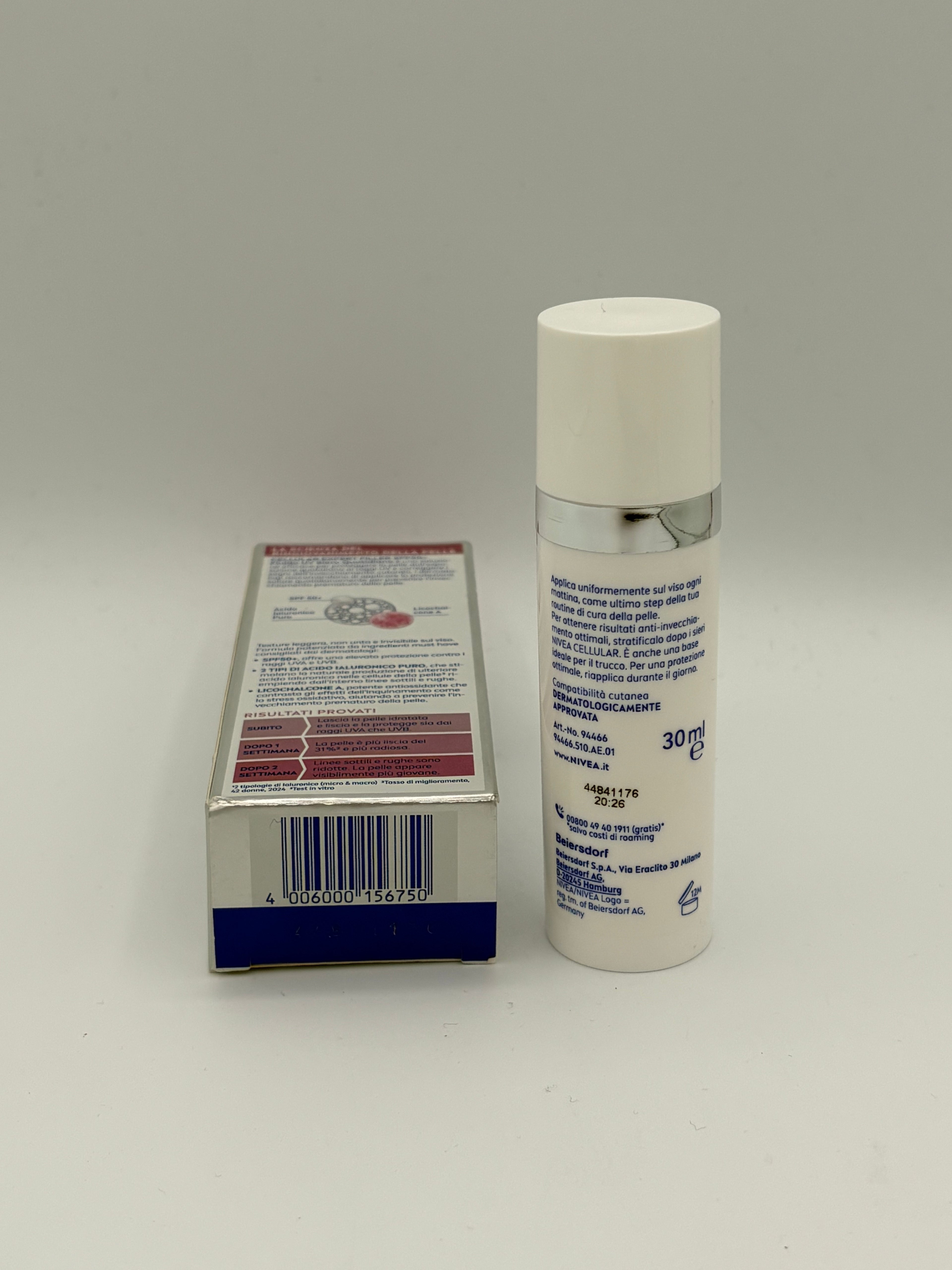 BLOCK36: SIERO	NIVEA	EXPERT FILLER SPF 50+ ACIDO IALURONICO X2
