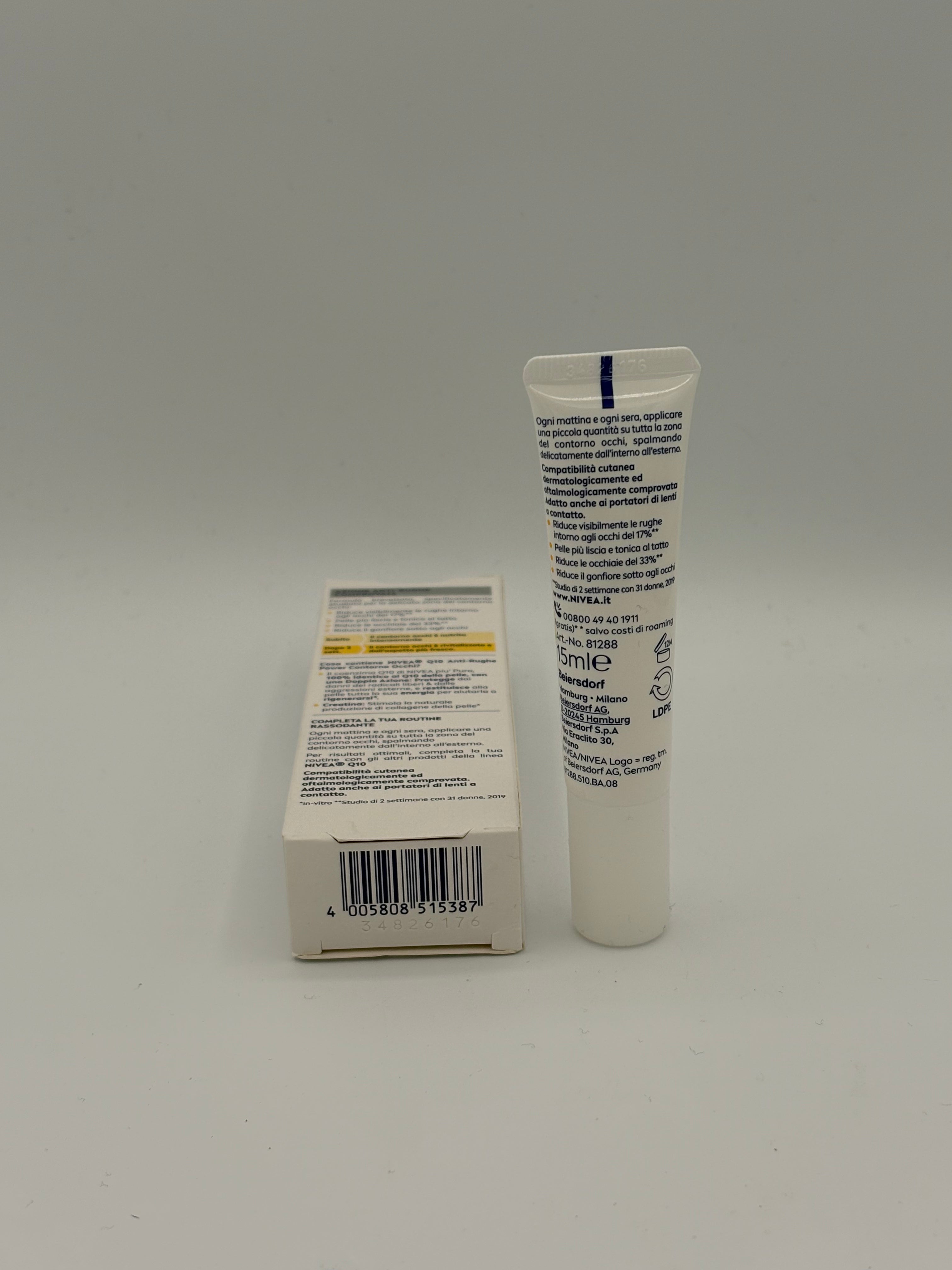 BLOCK36: SERUM	NIVEA	ANTI-FALTEN Q10 POWER STRAFFENDE AUGENKONTUR