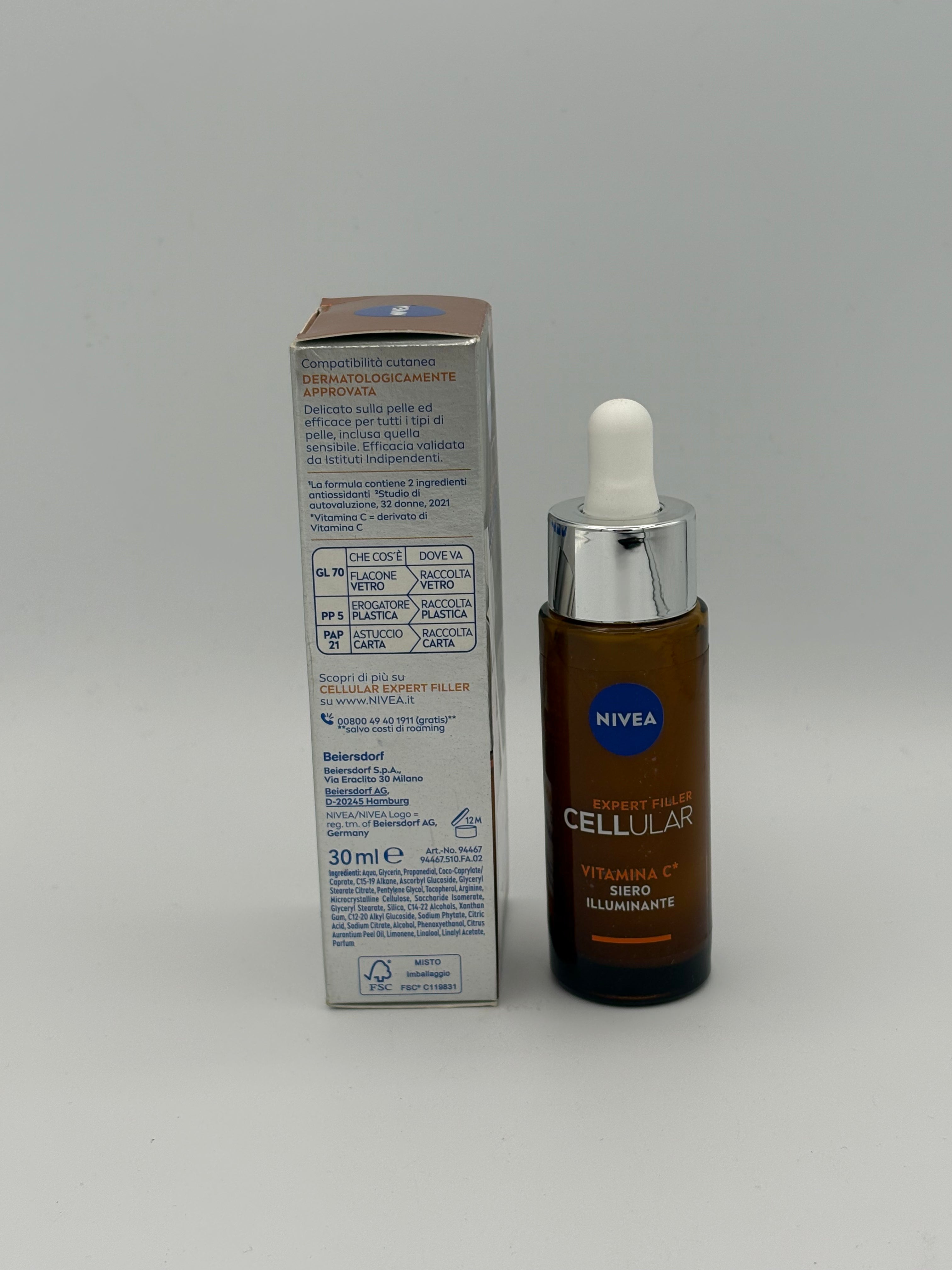 NIVEA VITAMINA C SIERO ILLUMINANTE X2 POTERE ANTI-OSSIDANTE