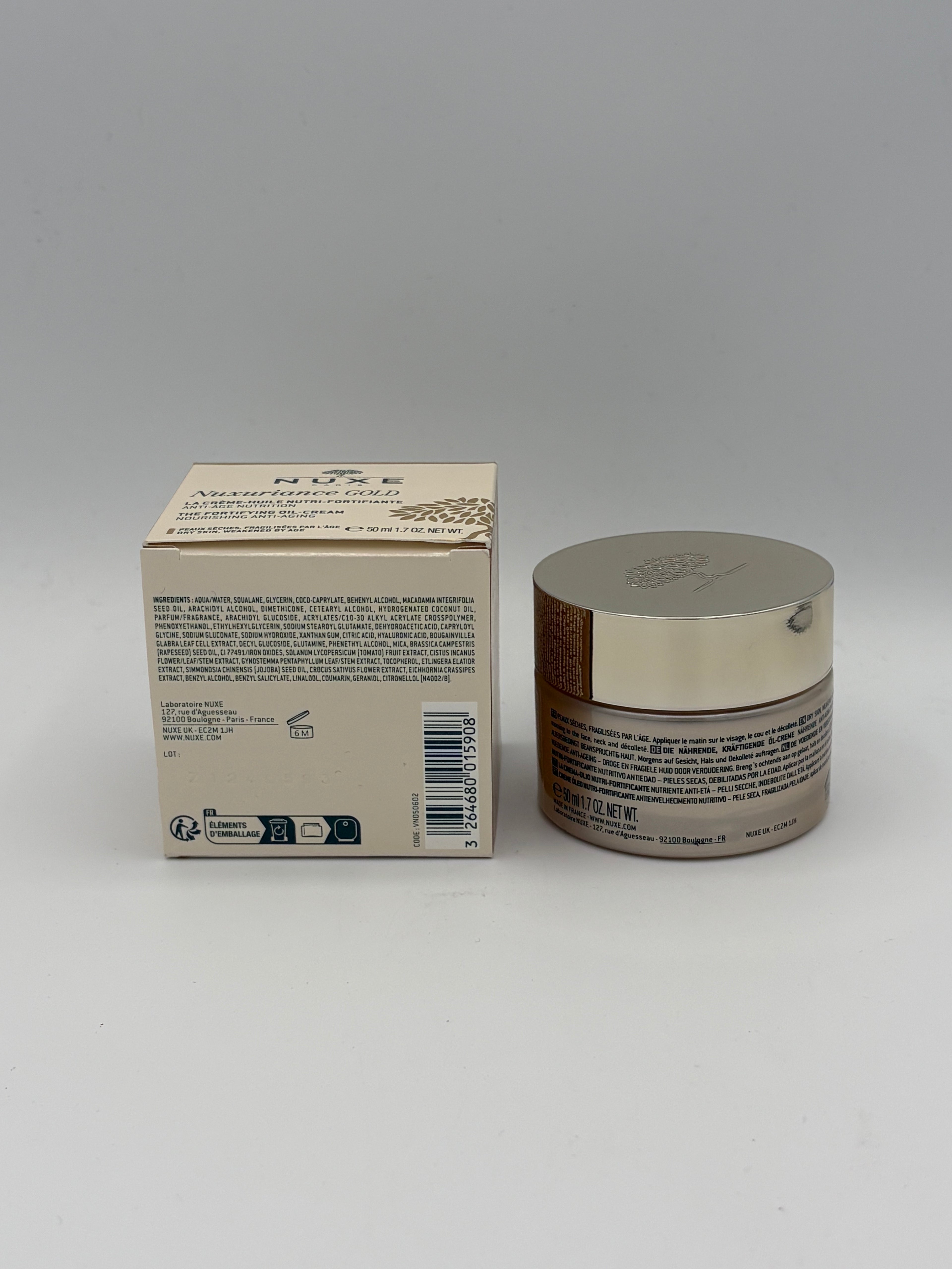 BLOCK36: CREMA	NUXE	NUXURIANCE GOLD LA CREMA-OLIO NUTRU-FORTIFICANTE 50ml