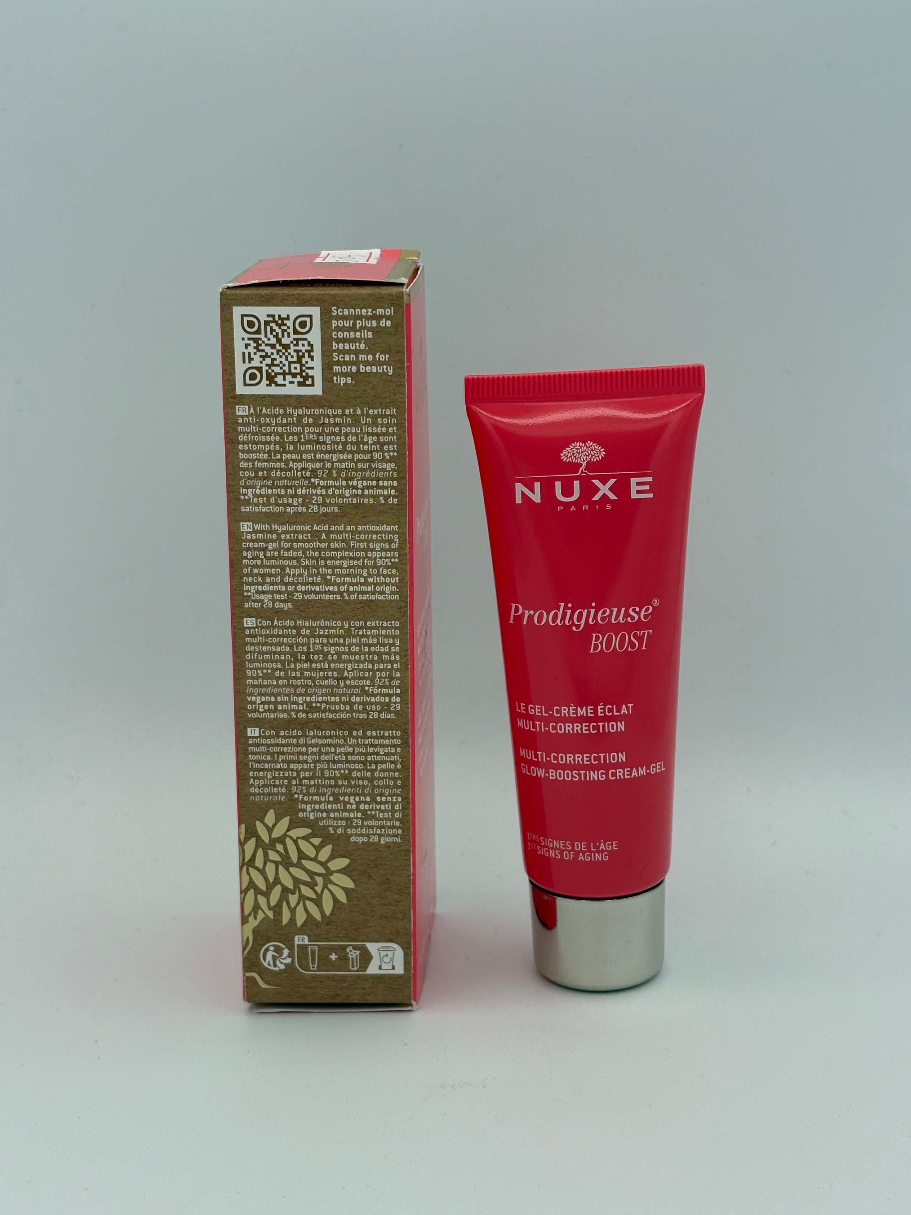 BLOCK36: CREMA	NUXE	PRODIGIEUSE BOOST GEL-CREMA ILLUMINANTE MULTI-CORREZIONE