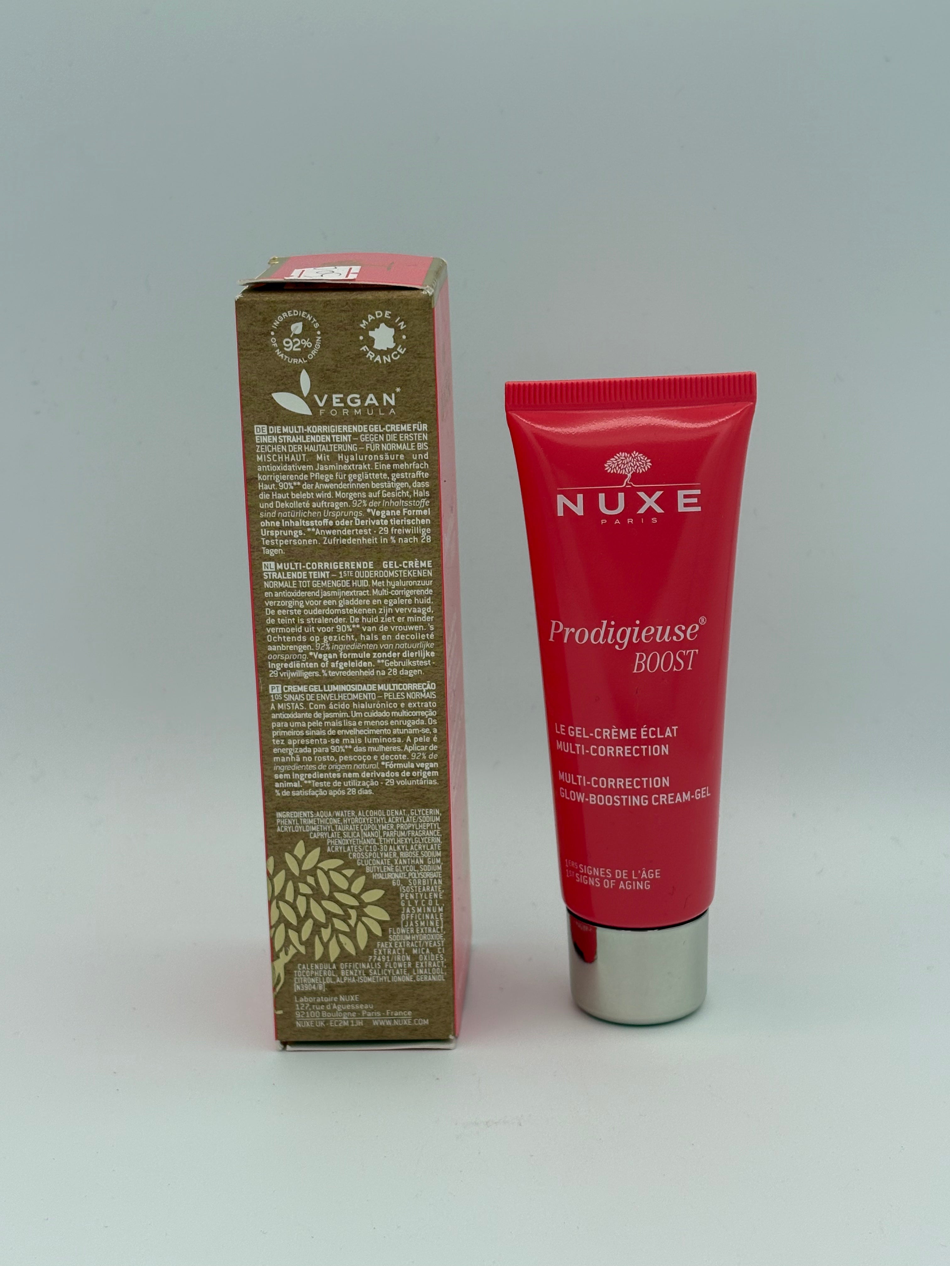 BLOCK36: CREMA	NUXE	PRODIGIEUSE BOOST GEL-CREMA ILLUMINANTE MULTI-CORREZIONE