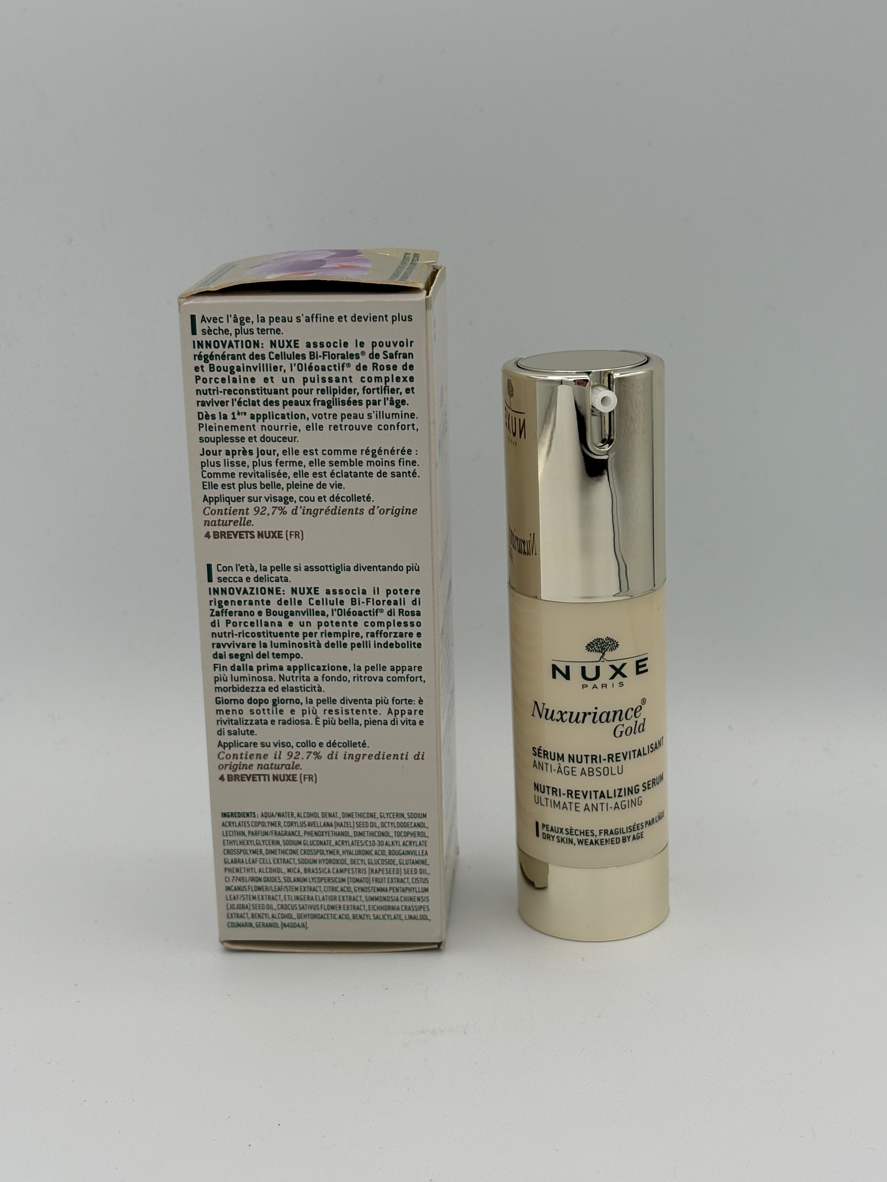 BLOCK36: SIERO	NUXE	NUXURIANCE GOLD 30ml