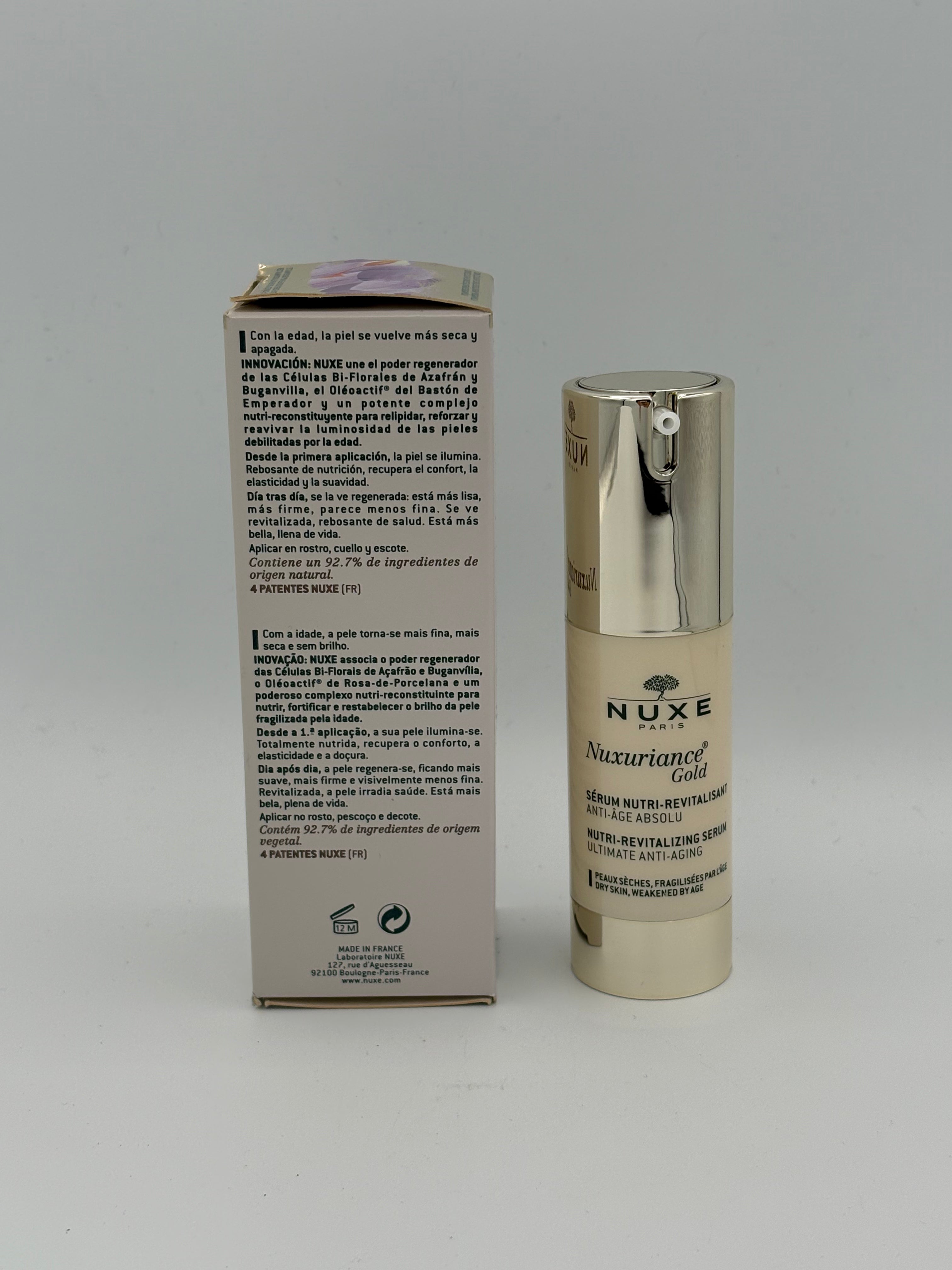 BLOCK36: SIERO	NUXE	NUXURIANCE GOLD 30ml