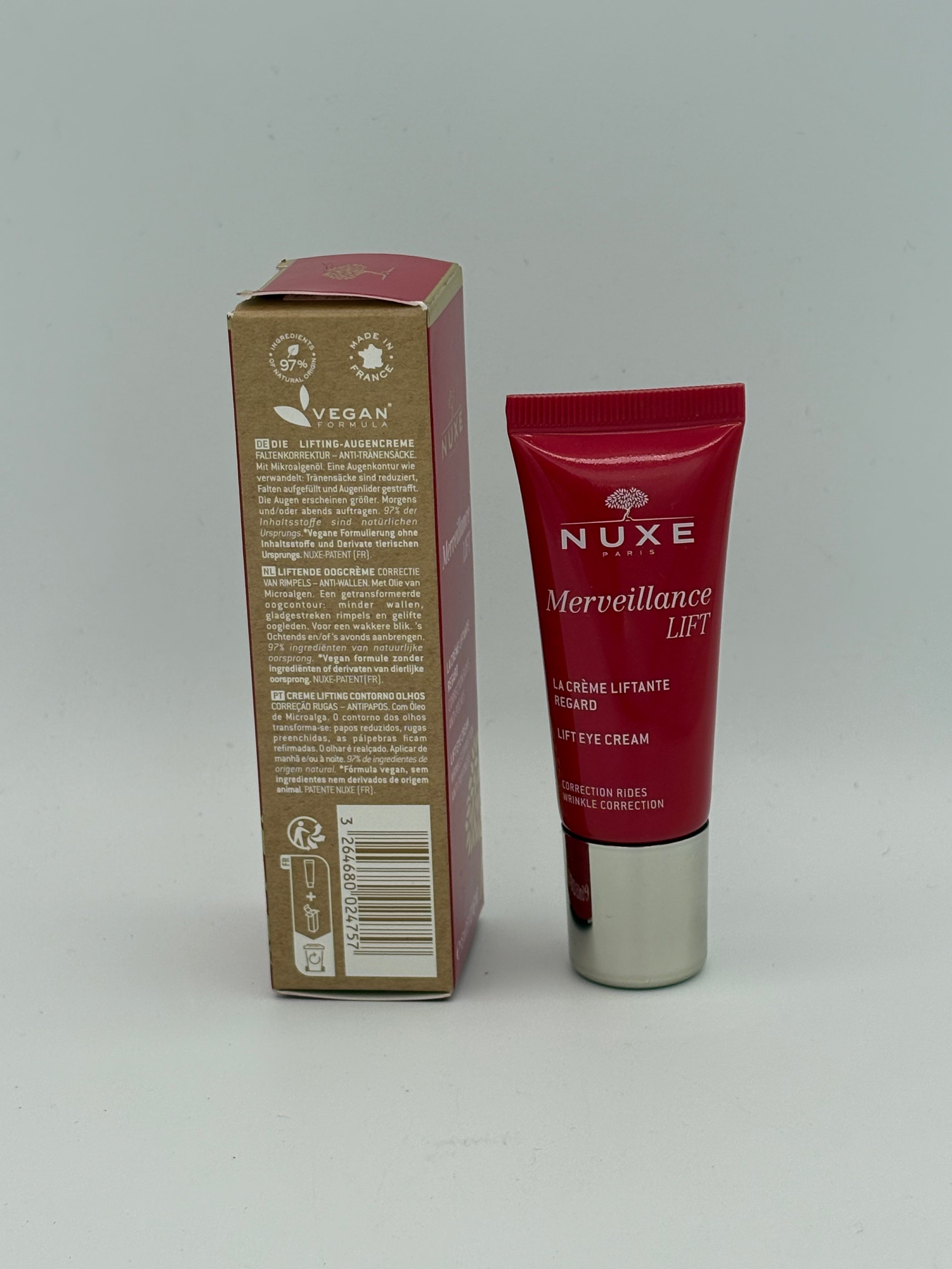 BLOCK36: CREMA	NUXE	MERVEILLANCE LIFT CREMA CONTORNO OCCHI EFFETTO LIFT