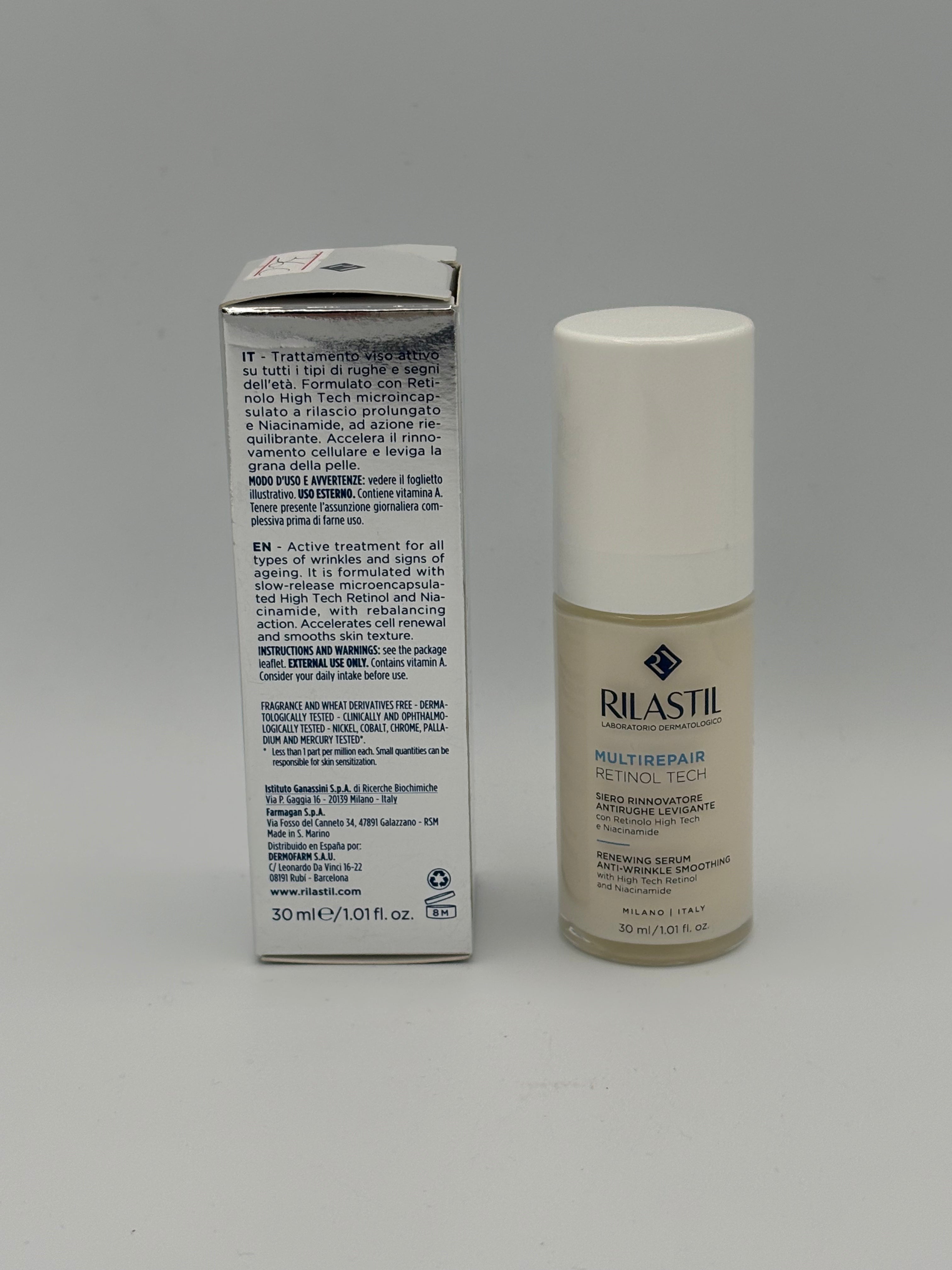 RILASTIL MULTIREPAIR RETINOIL TECH SIERO RINNOVATORE ANTI-RUGHE LEVIGANTE