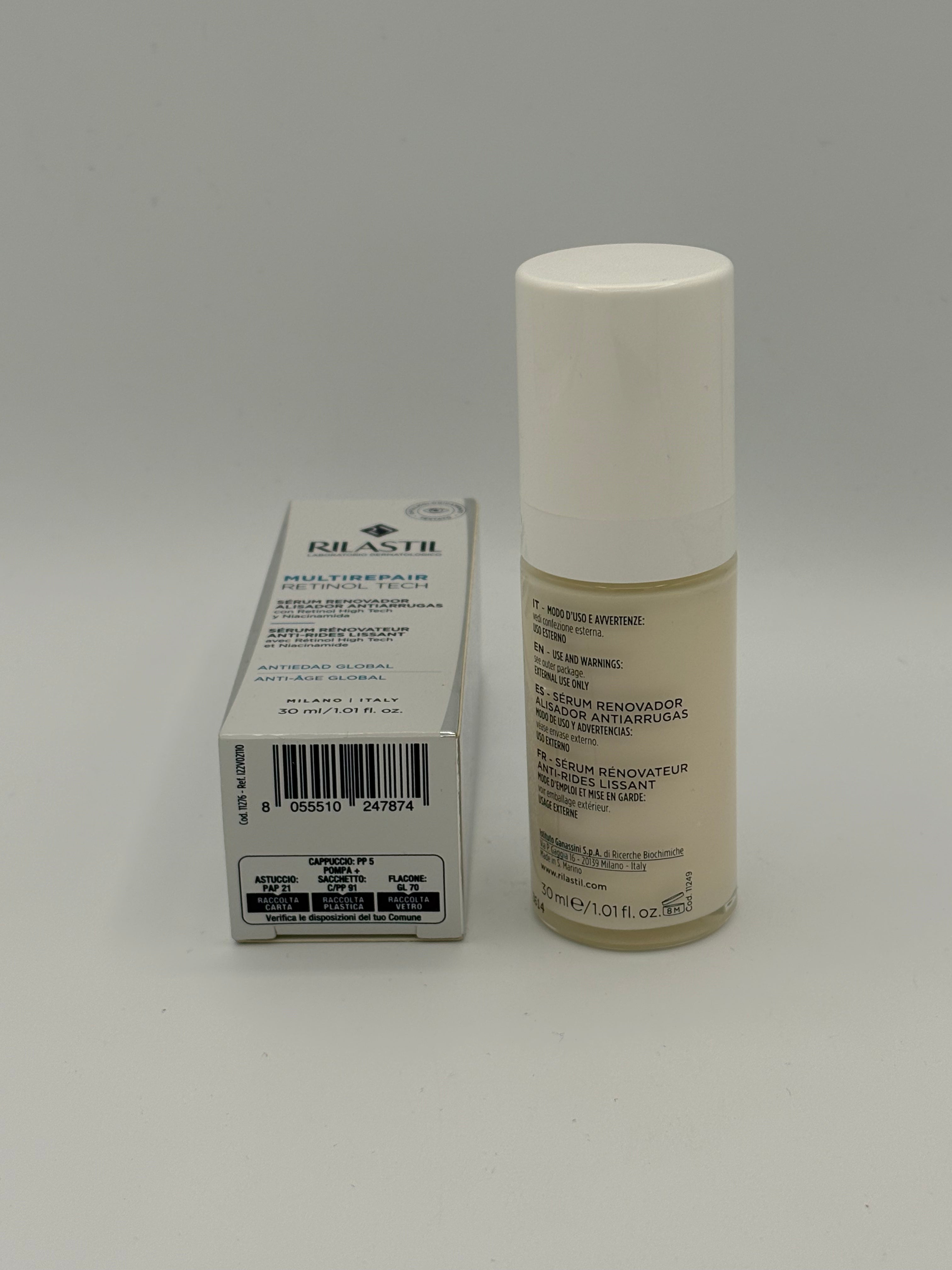 RILASTIL MULTIREPAIR RETINOIL TECH SIERO RINNOVATORE ANTI-RUGHE LEVIGANTE