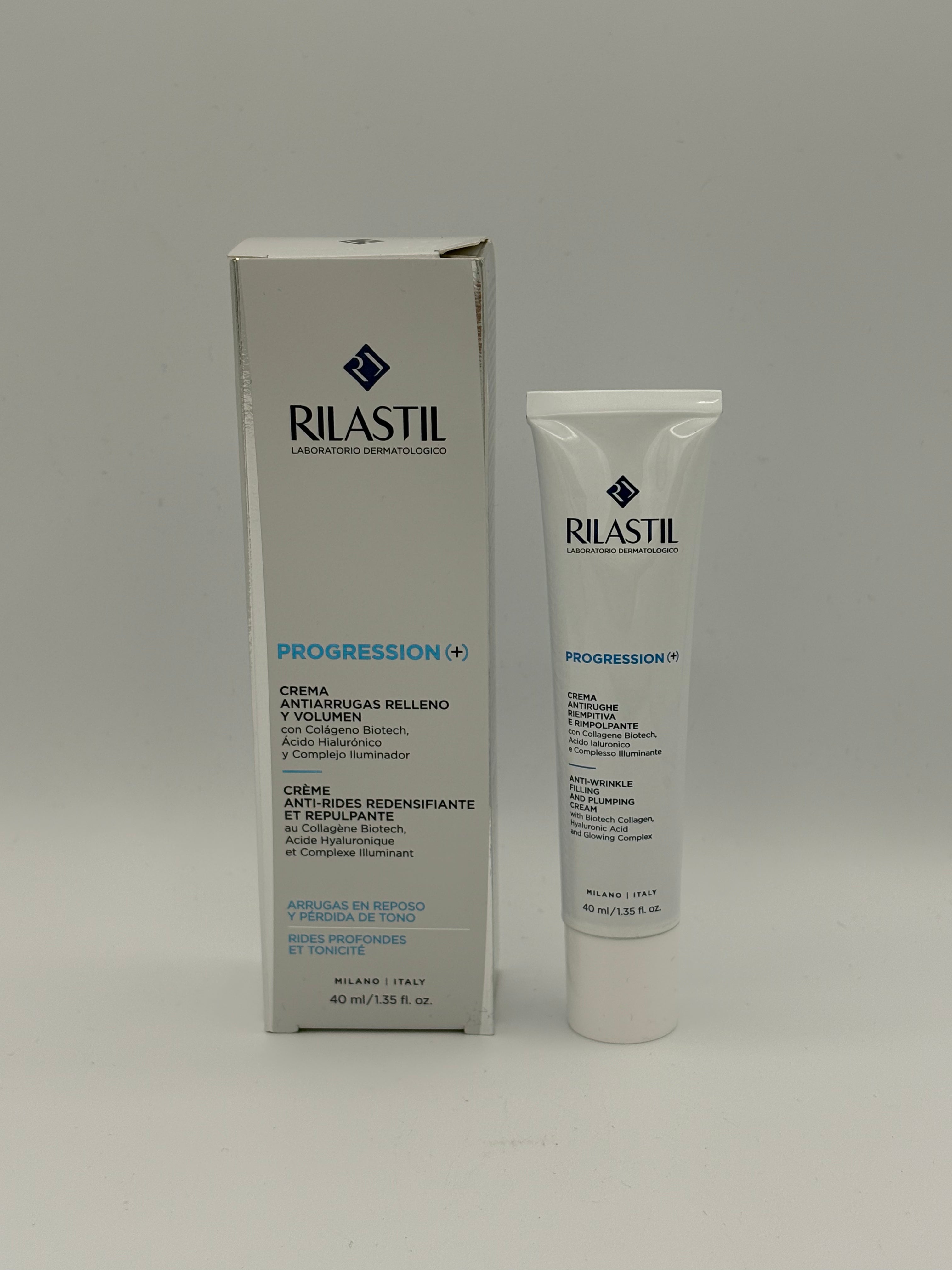 BLOCK36: CREMA	RILASTIL	PROGRESSION + CREMA ANTIRUGHE RIEMPITIVA E RIMPOLPANTE