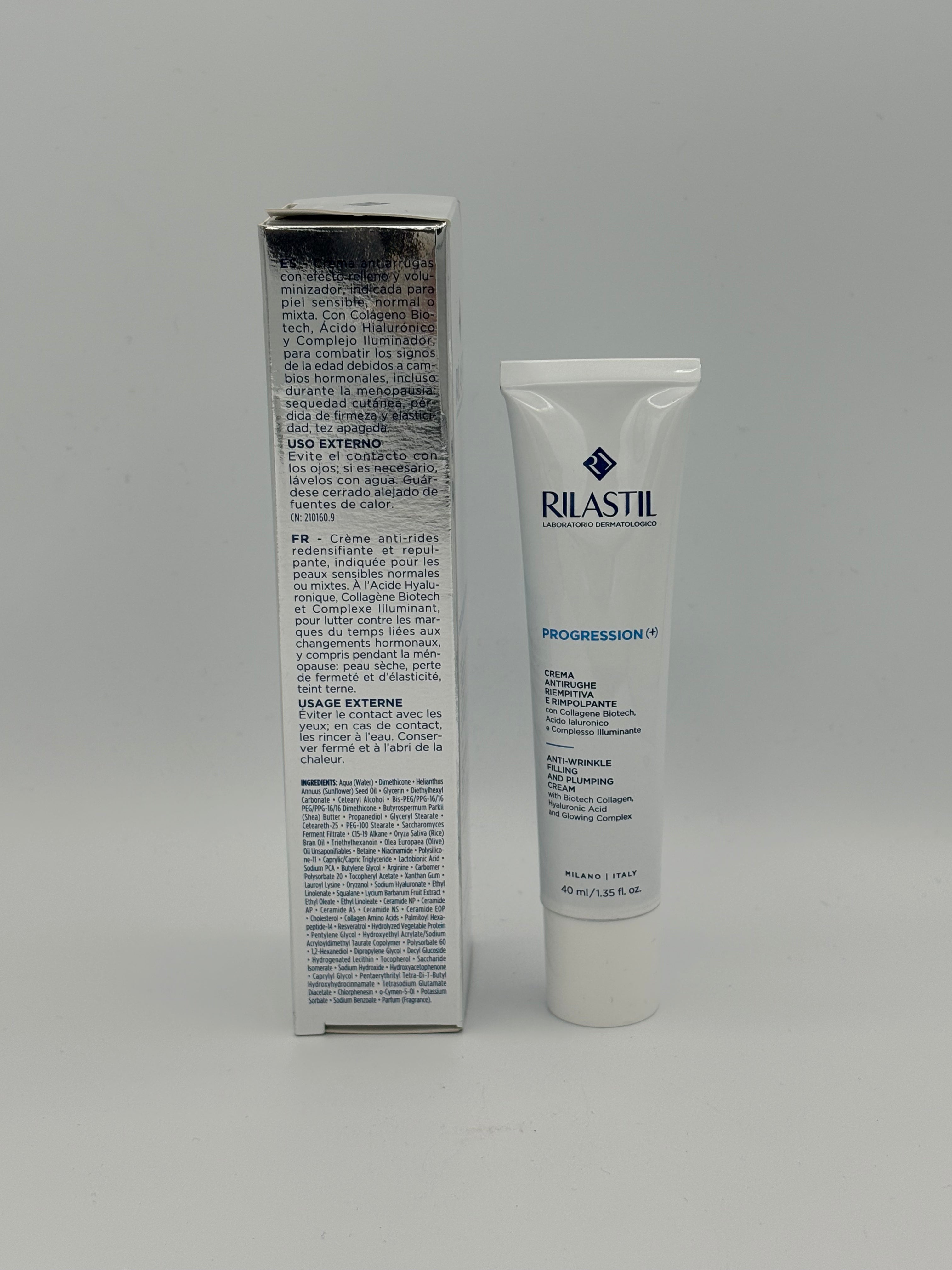 BLOCK36: CREMA	RILASTIL	PROGRESSION + CREMA ANTIRUGHE RIEMPITIVA E RIMPOLPANTE