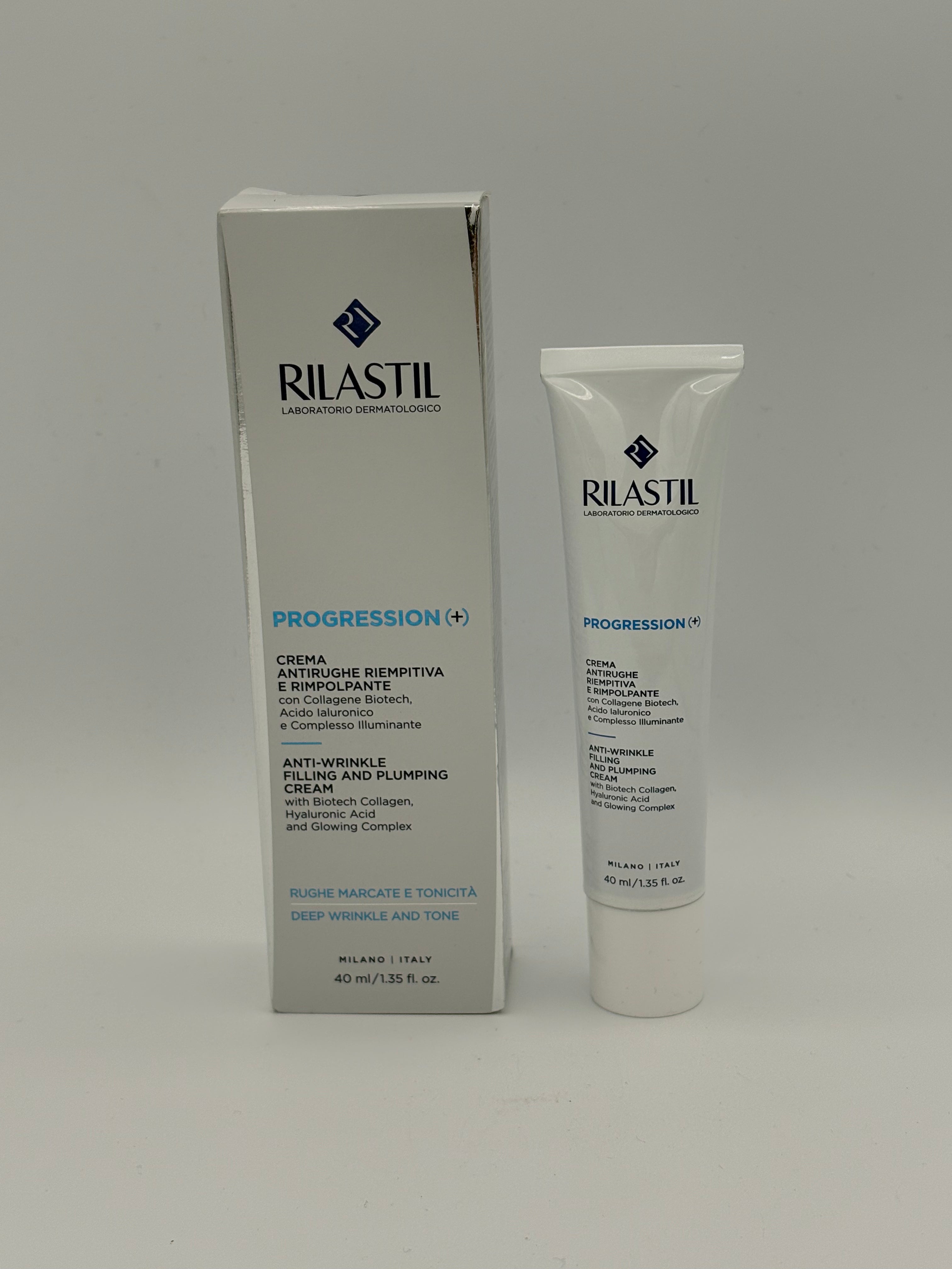 BLOCK36: CREMA	RILASTIL	PROGRESSION + CREMA ANTIRUGHE RIEMPITIVA E RIMPOLPANTE