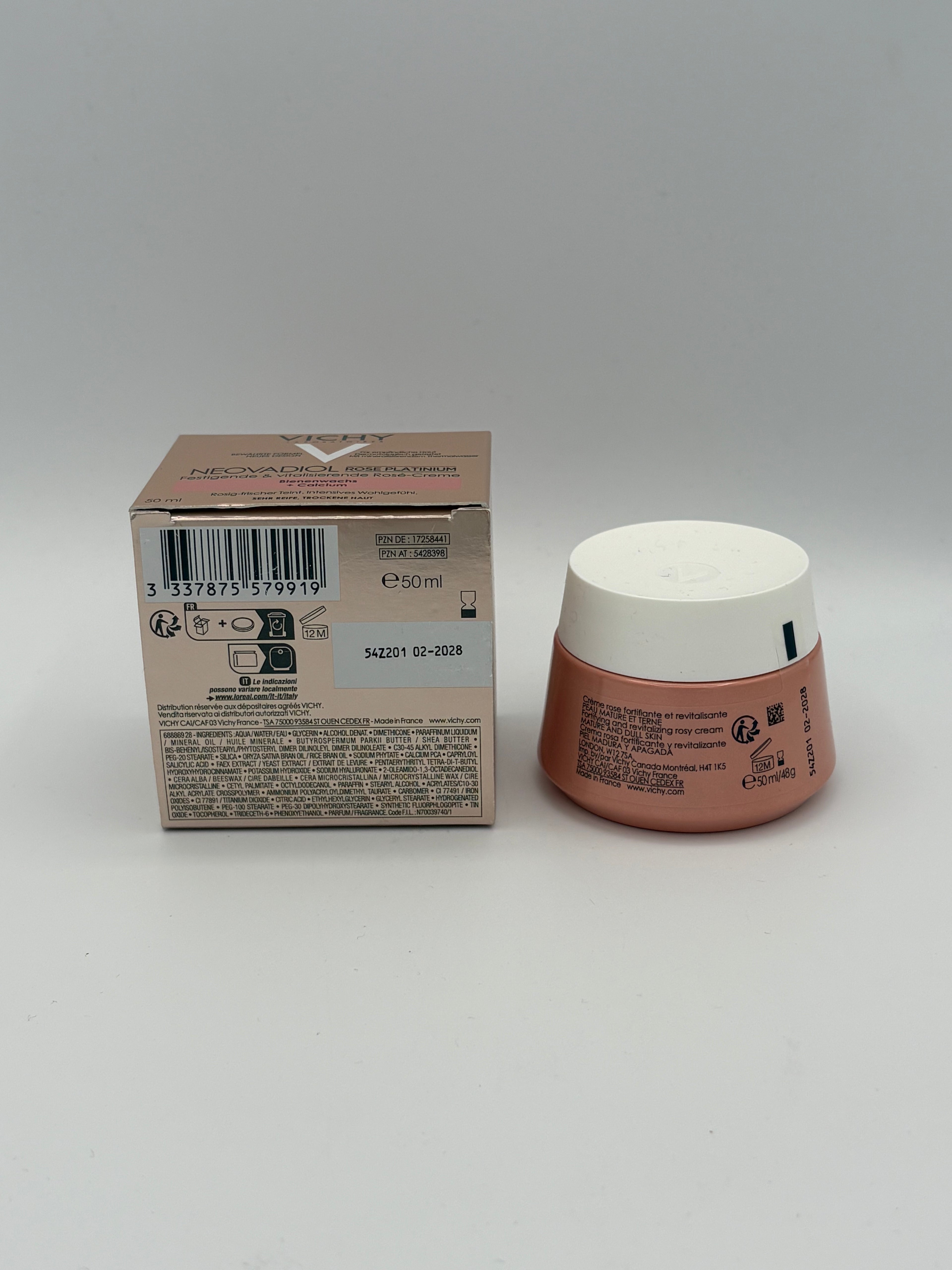 BLOCK36: CREAM	VICHY	NEOVADIOL ROSE PLATINIUM FORTIFYING AND REVITALIZING ROSE CREAM