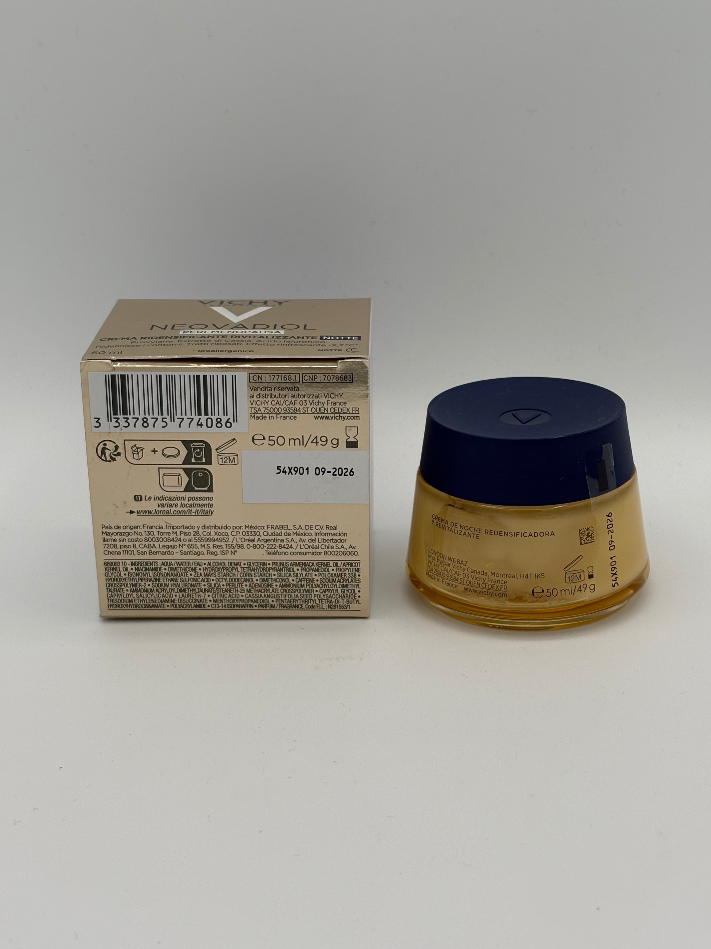 BLOCK36: CREMA	VICHY	NEOVADIOL PERI-MENOPAUSE STRAFFENDE UND DICHTEBILDENDE NACHTCREME 50ml