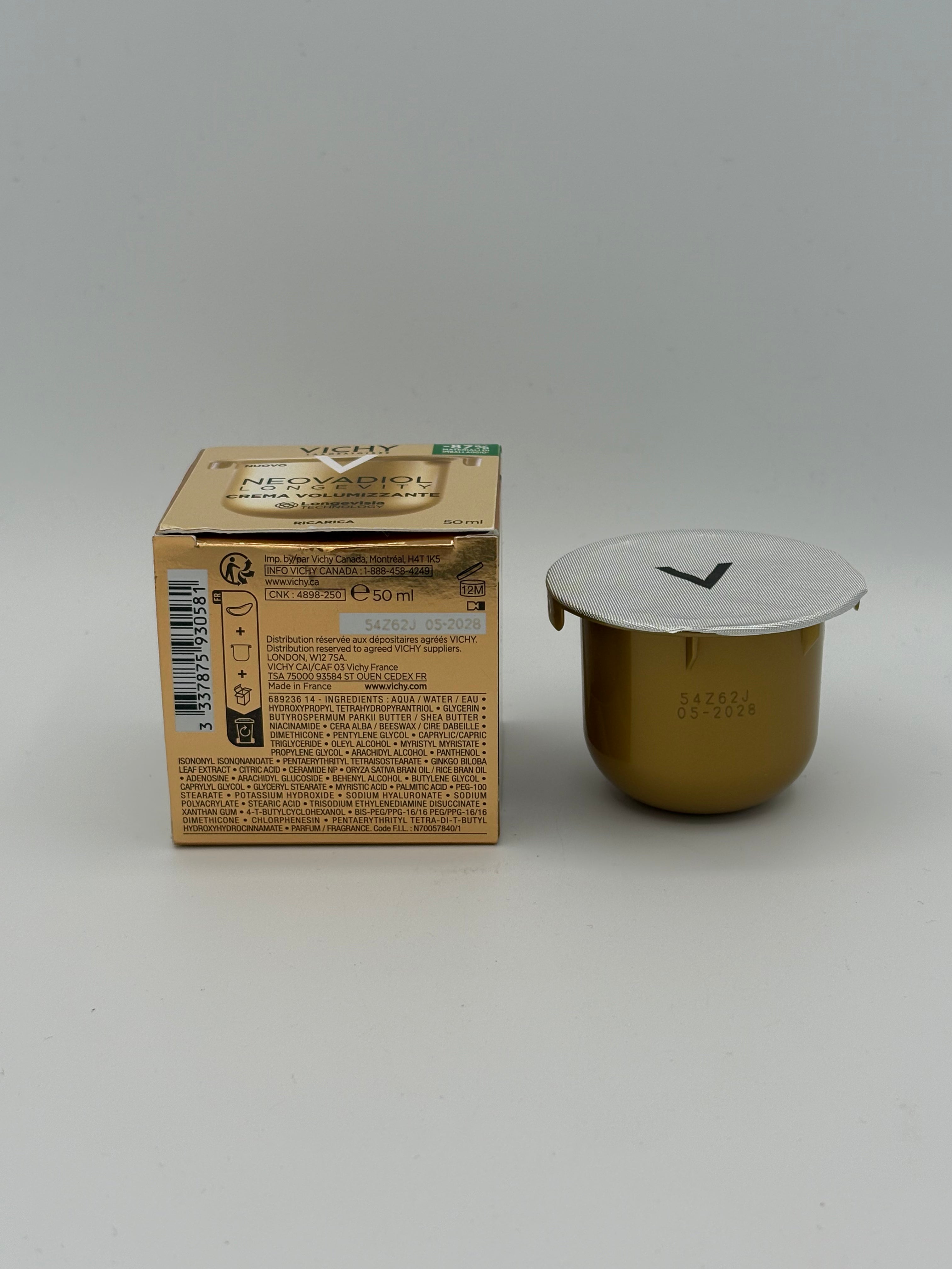 BLOCK36: CREMA	VICHY	NEOVADOL LONGEVITY CREMA VOLUMIZZANTE RICARICA  (50ml)
