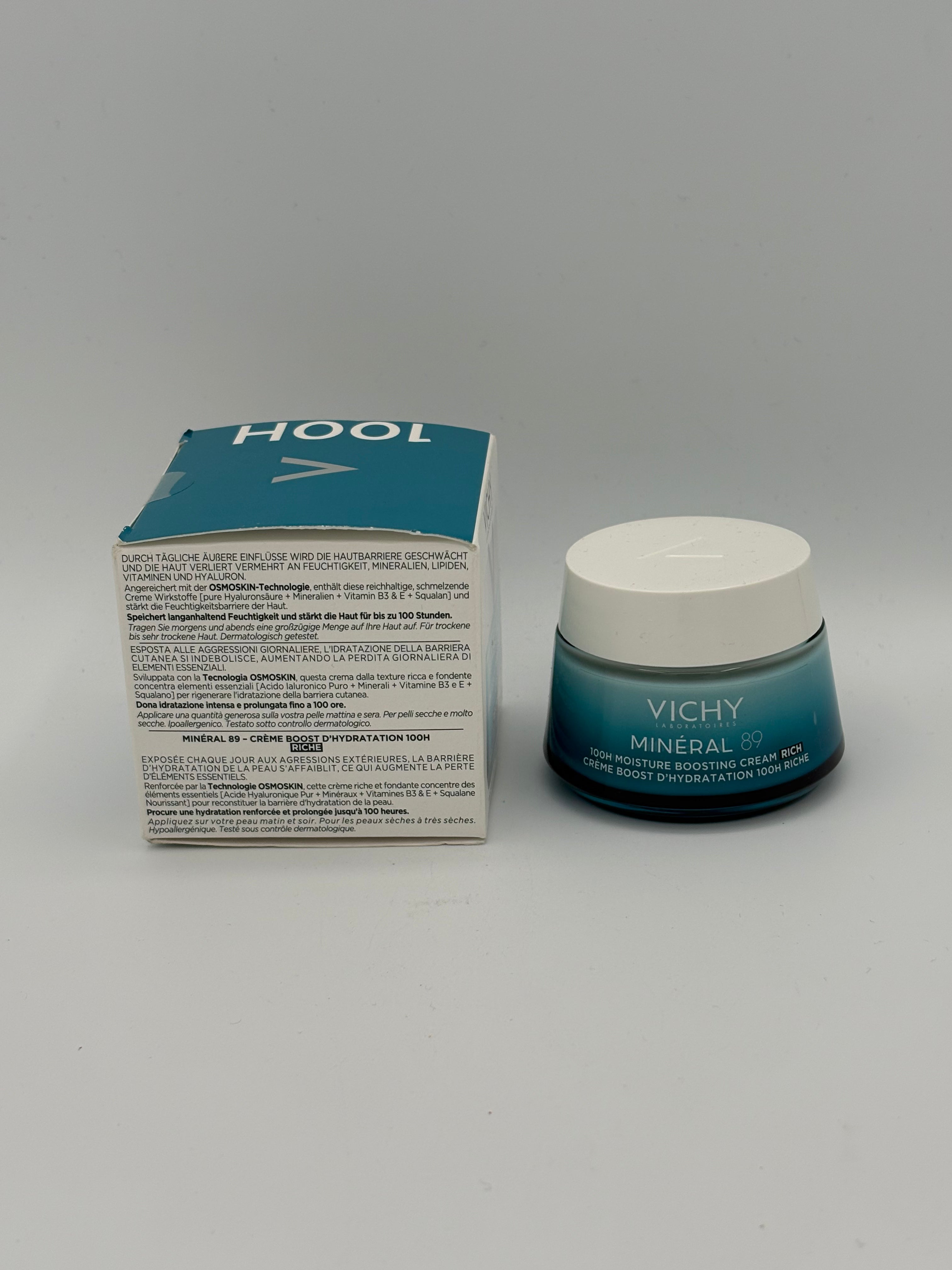 BLOCK36: CREMA	VICHY	MINERAL 89 CREMA BOOSTER IDRATAZIONE 100H 50ml