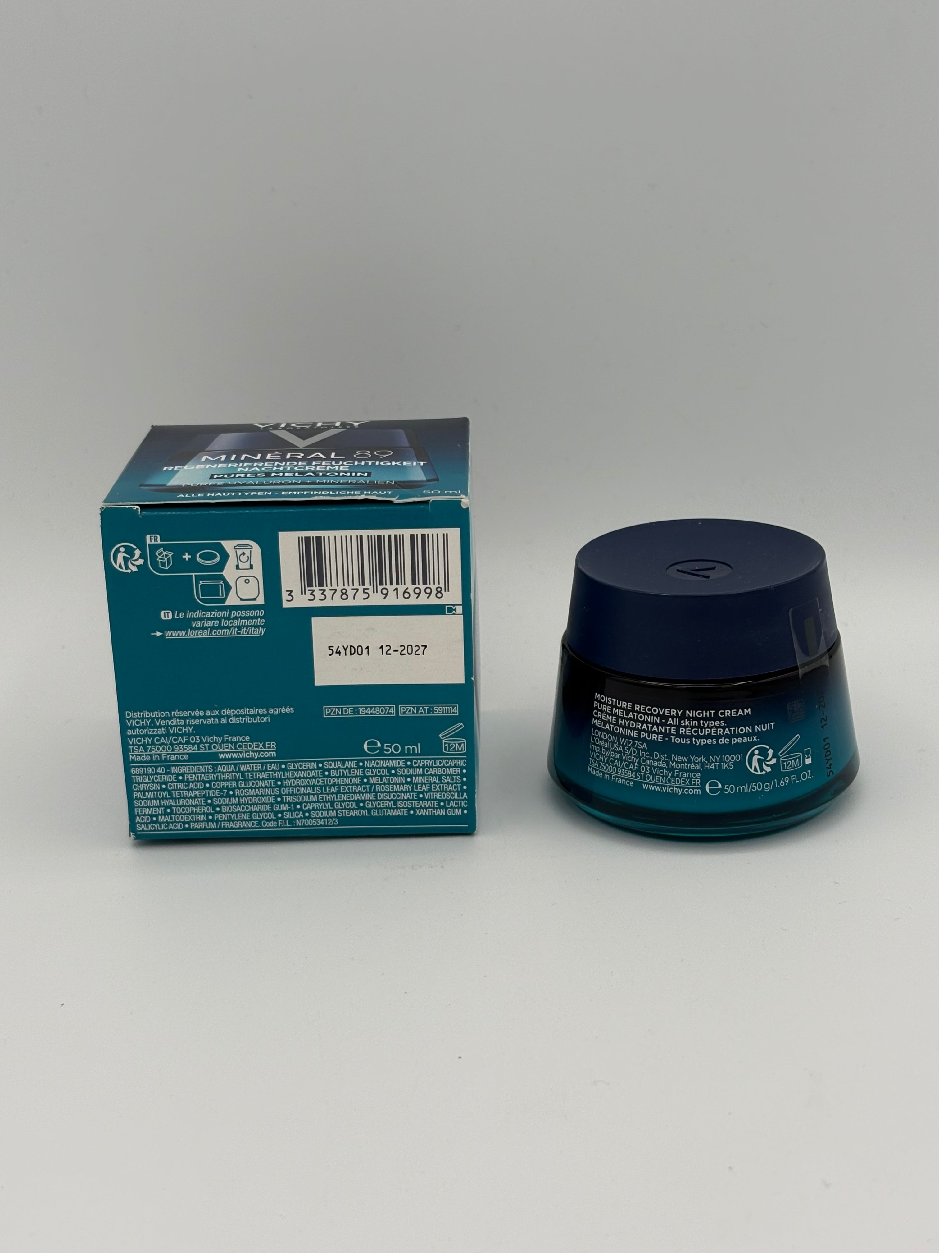 CREMA NOTTE IDRATANTE EFFETTO RIGENERANTE MELATONINA PURA