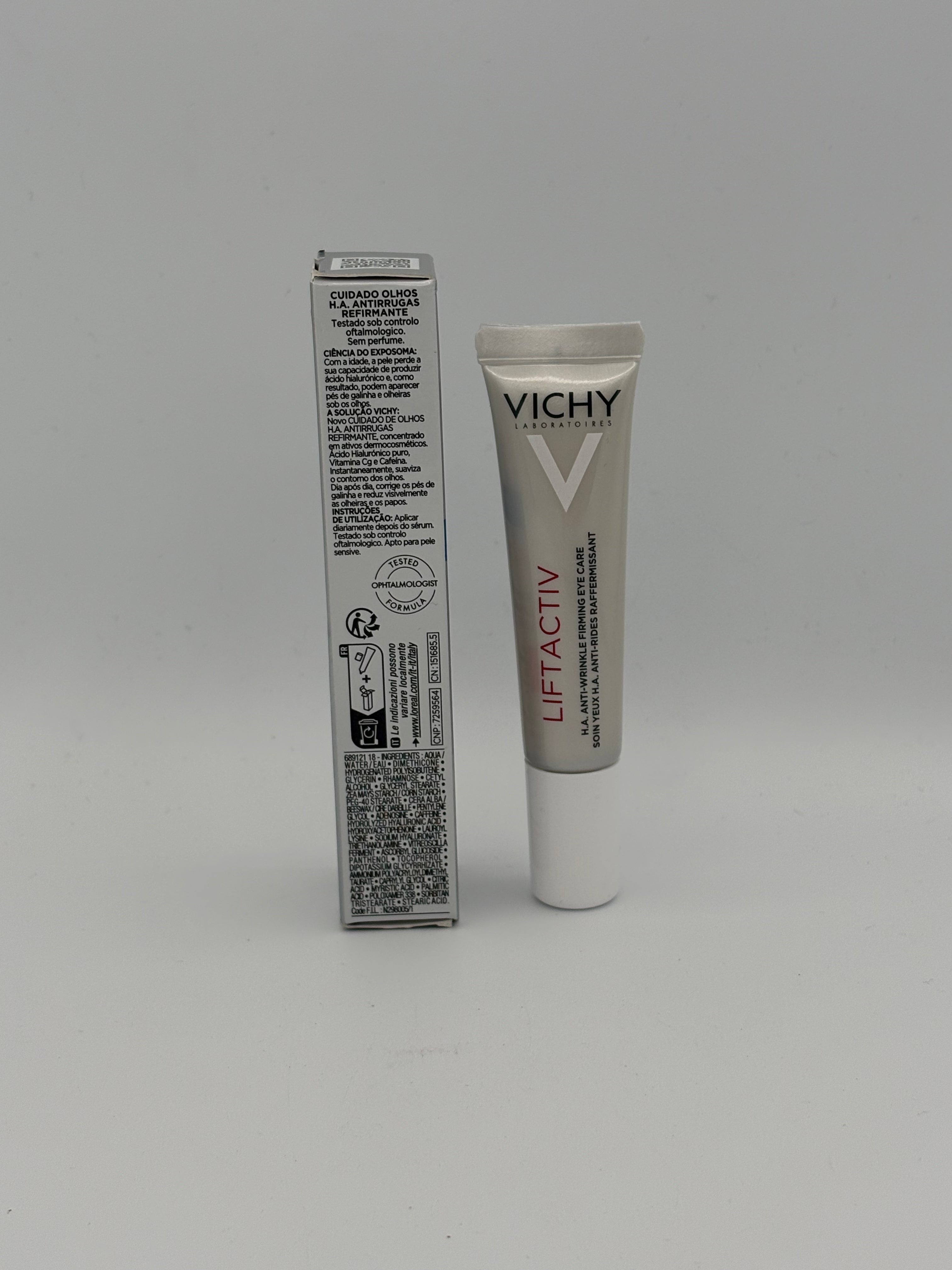 BLOCK36: CREMA	VICHY	LIFTACTIV TRATTAMENTO OCCHI H.A. ANTI-RUGHE RASSODANTE 15ml