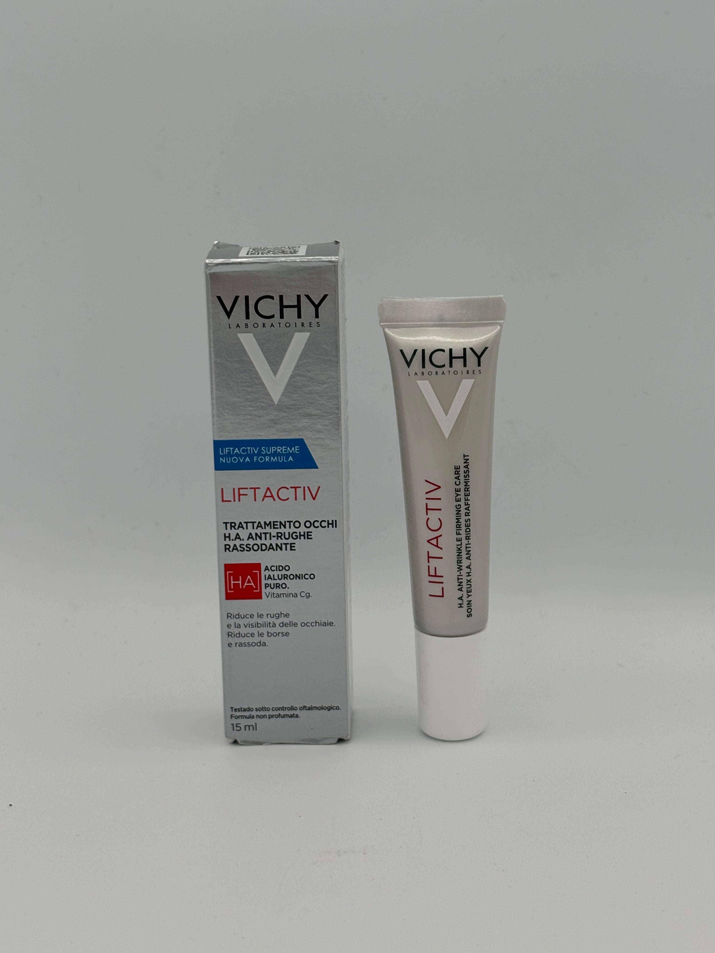 BLOCK36: CREMA	VICHY	LIFTACTIV TRATTAMENTO OCCHI H.A. ANTI-RUGHE RASSODANTE 15ml