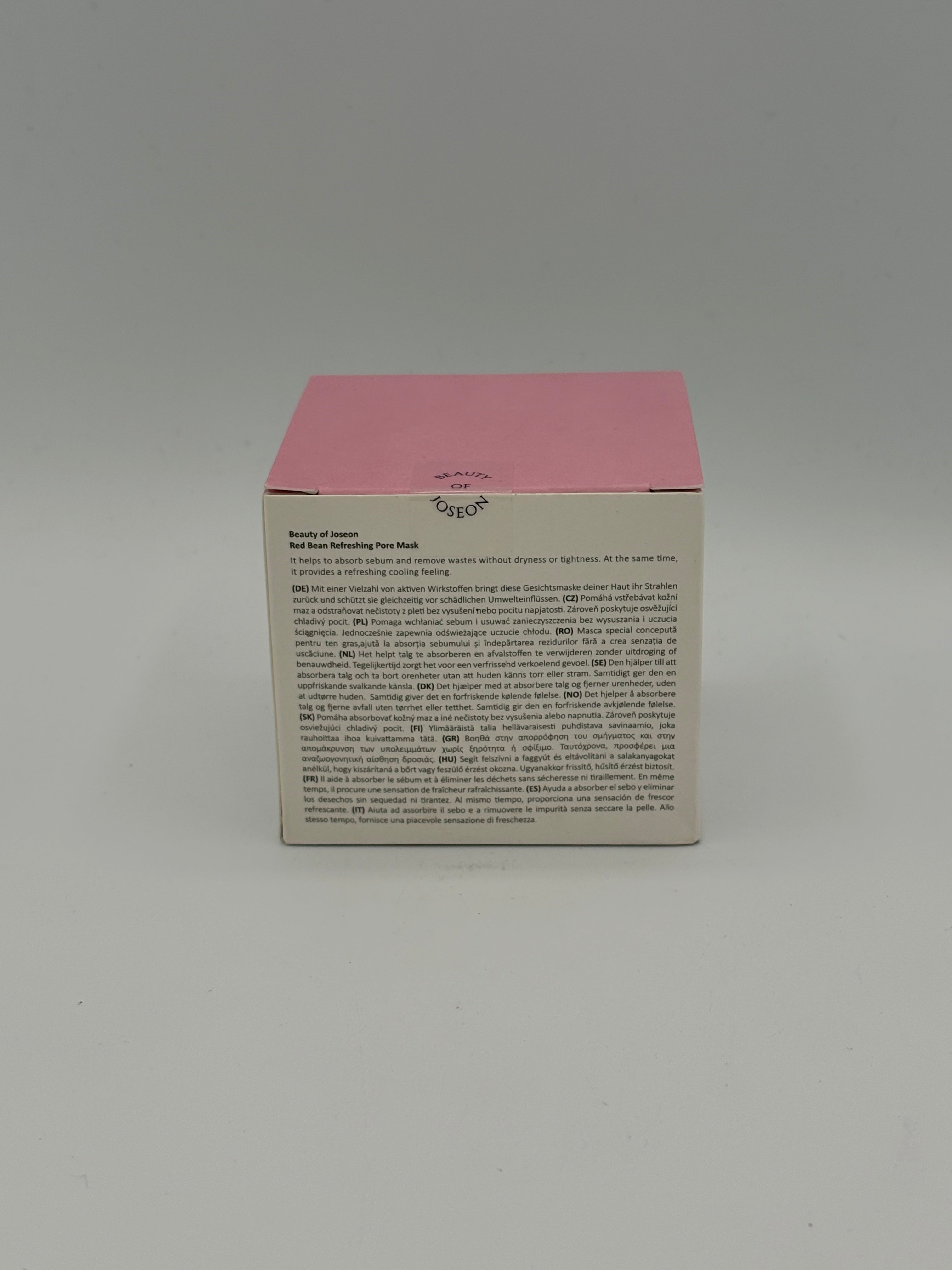 BLOCK36: CREMA	BEAUTY OF JOSEON (KOREANA)	RED BEAN REFRESHING PORE MASK