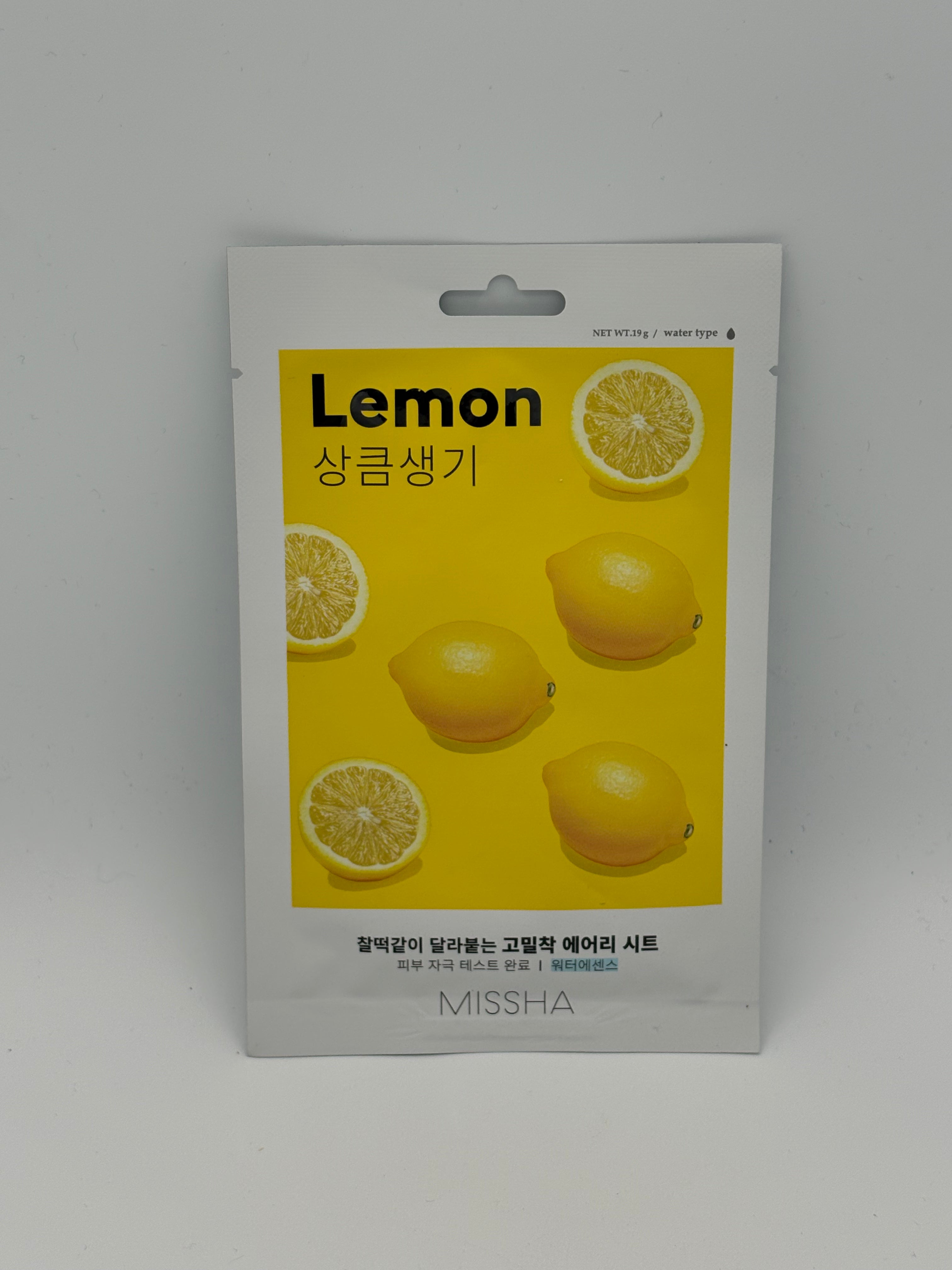 SKINCARE KOREANA MASCHERA IN TESSUTO ALL'ESTRATTO DI LIMONE MISSHA