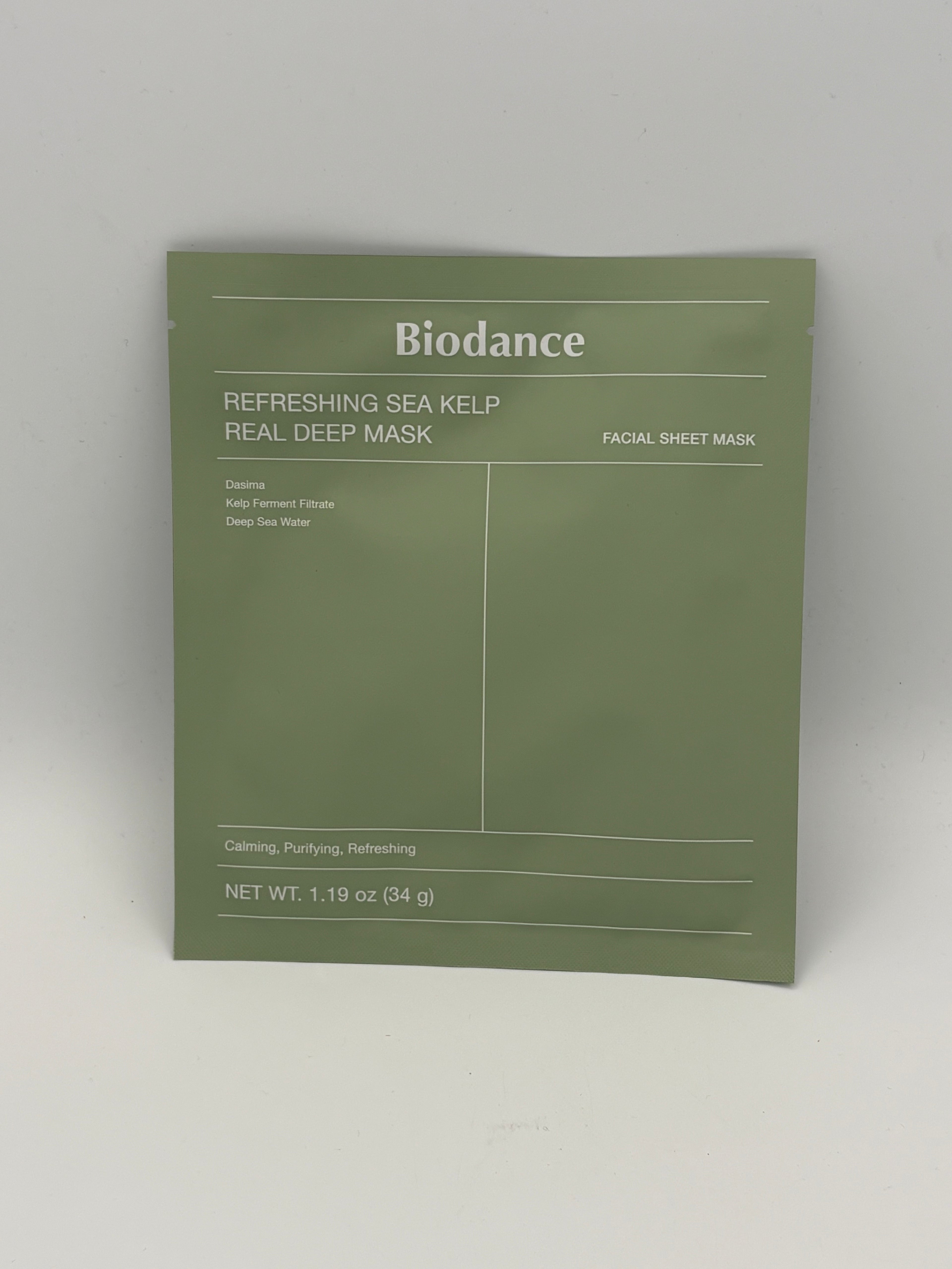 SKINCARE KOREANA MASCHERA BIODANCE VISO RINFRESCANTE  E IDRATANTE