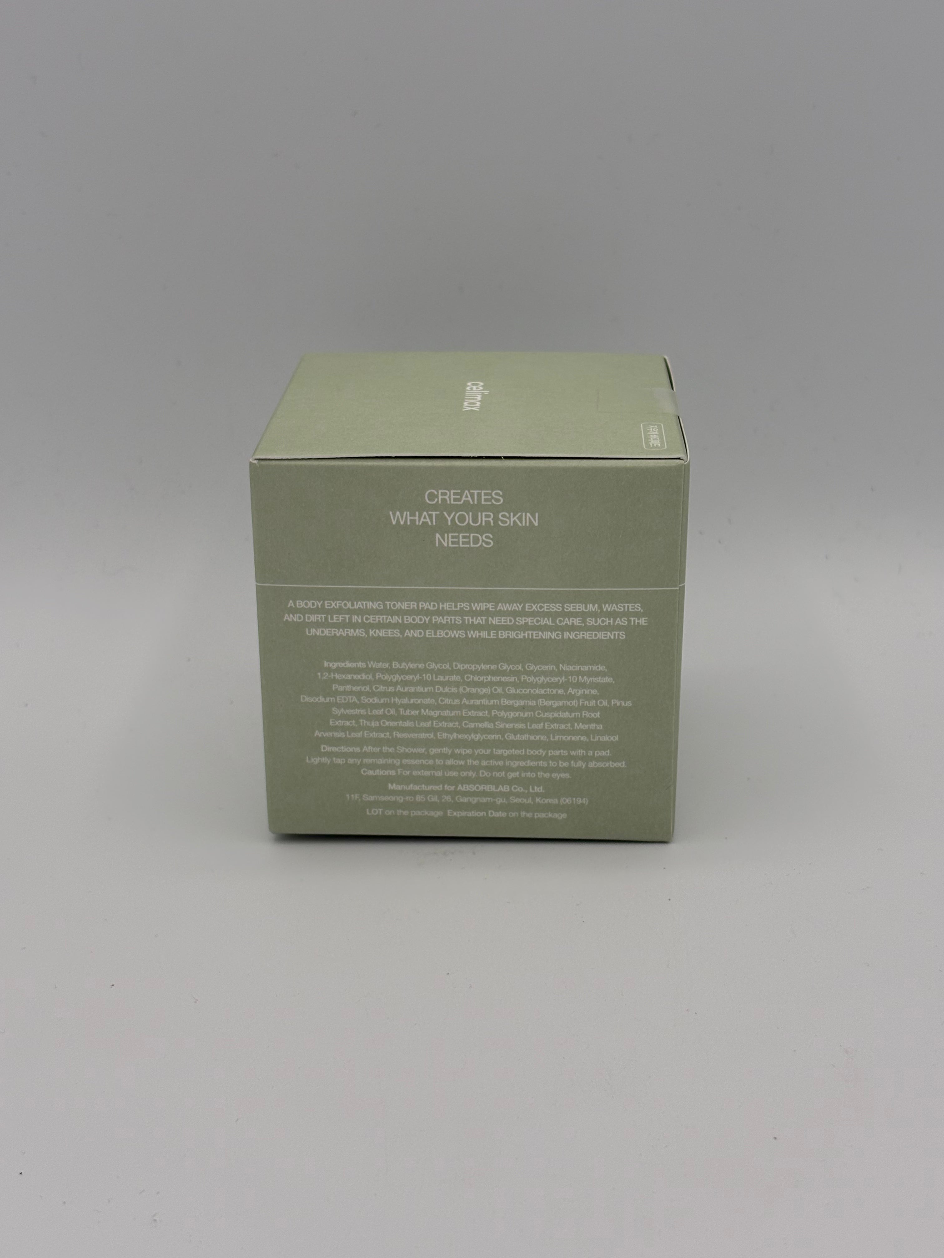 BLOCK36: CREMA	CELIMAX	JI WOO GAE ONE STEP BODY BRIGHTENING PAD