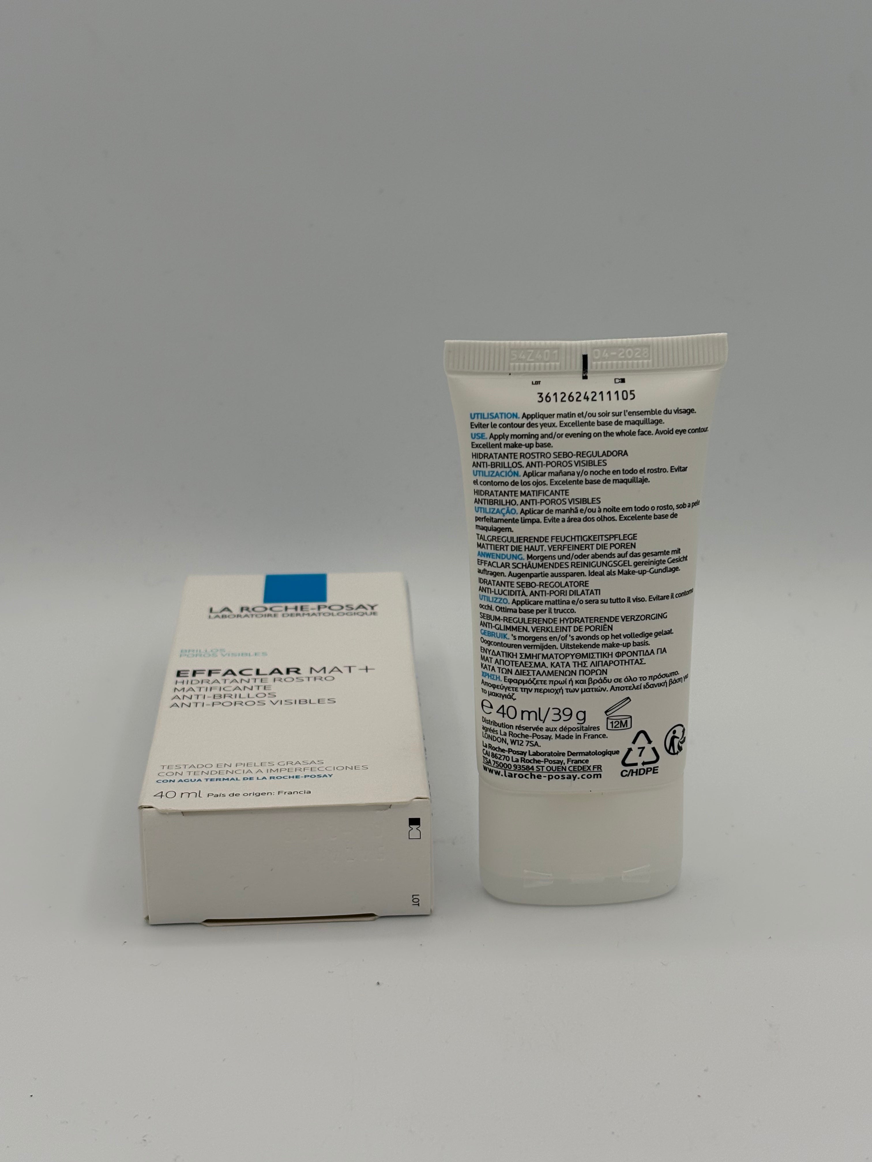 BLOCK36: CREME	LA ROCHE POSAY	EFFACLAR MAT+ 40ml