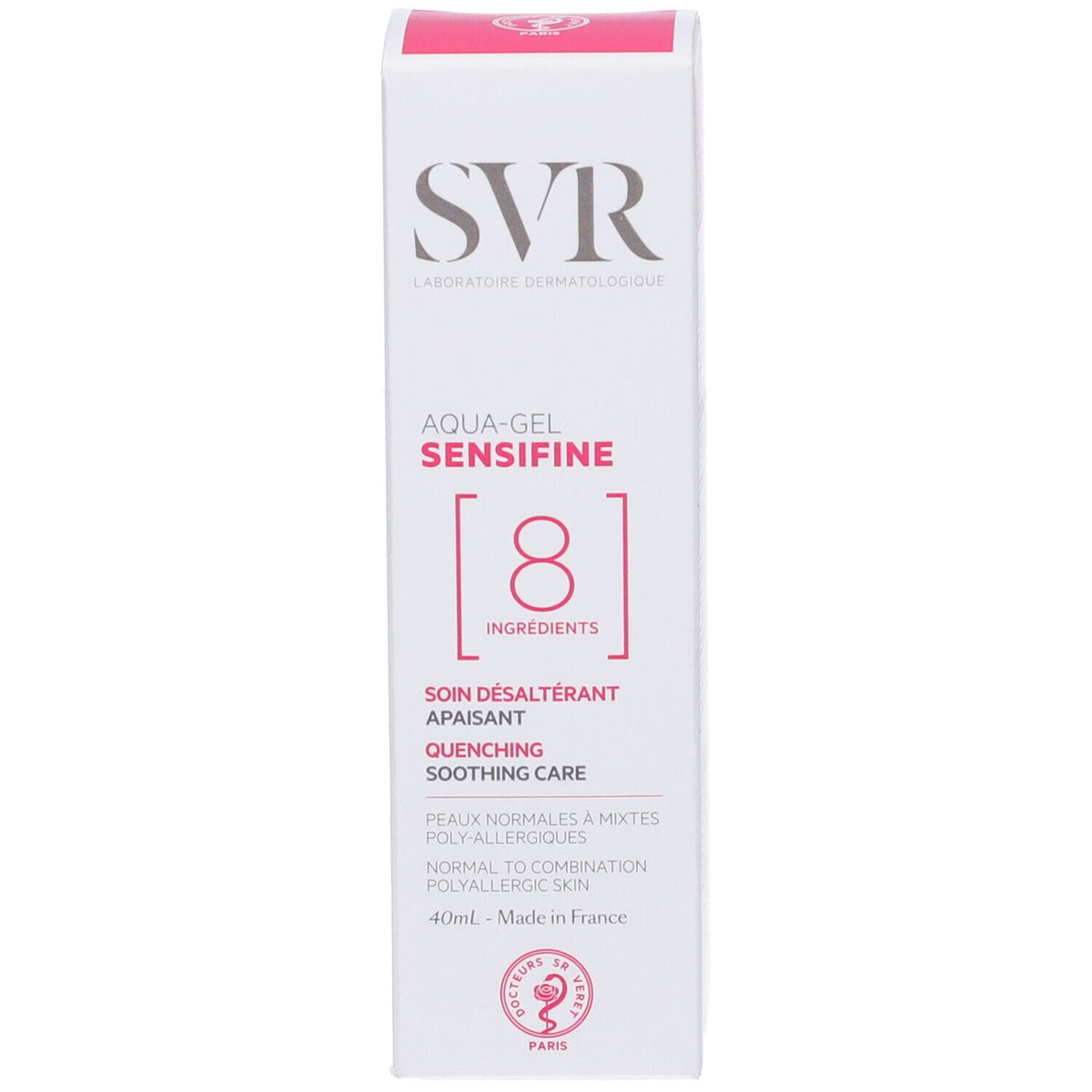 BLOCK36: SVR	AQUA-GEL SENSIFINE 8 INGREDIENTS