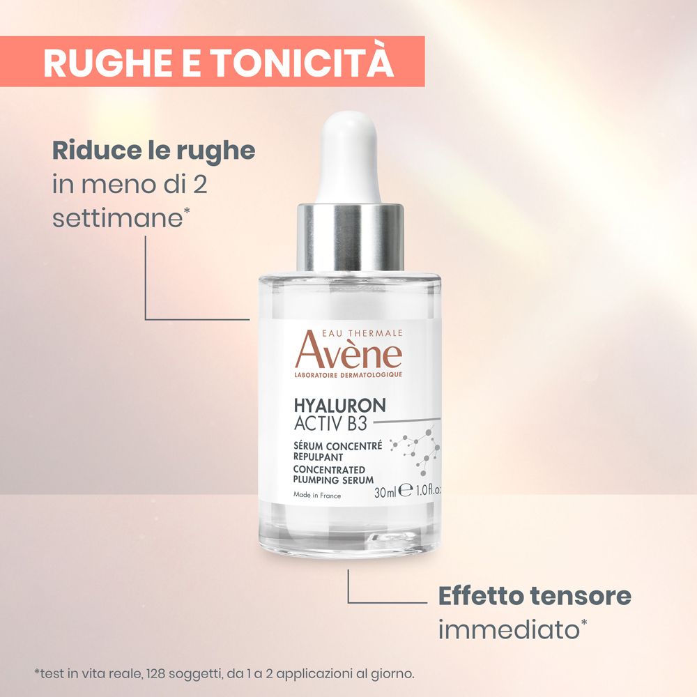BLOCK36: SIERO	AVENE	HYALURON ACTIV B3 SIERO CONCENTRATO RIMPOLPANTE