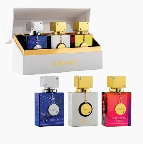 BLOCK36: PROFUMO ARABO ARMAF Club de Nuit Trio 3 X 30 ML