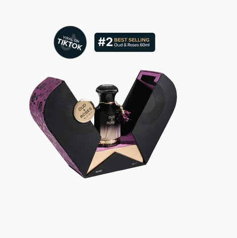 BLOCK36: PROFUMO ARABO Ahmed Al Maghribi Oud & Roses Eau De Parfum 60ml