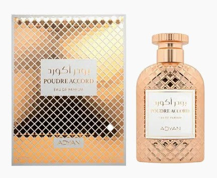 BLOCK36: PROFUMO ARABO Poudre Accord EDP 100ml - A Symphony of Neroli, Pink Pepper, and Litchi with a Heart of Orange Blossom and Jasmine - Luxury Arab Fragrance for Women