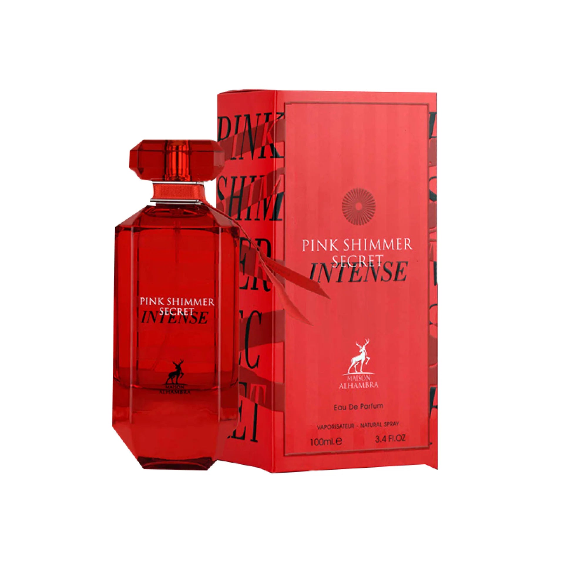 BLOCK36:MAISON ALHAMBRA PINK SHIMMER SECRET INTENSE EDP 100ML