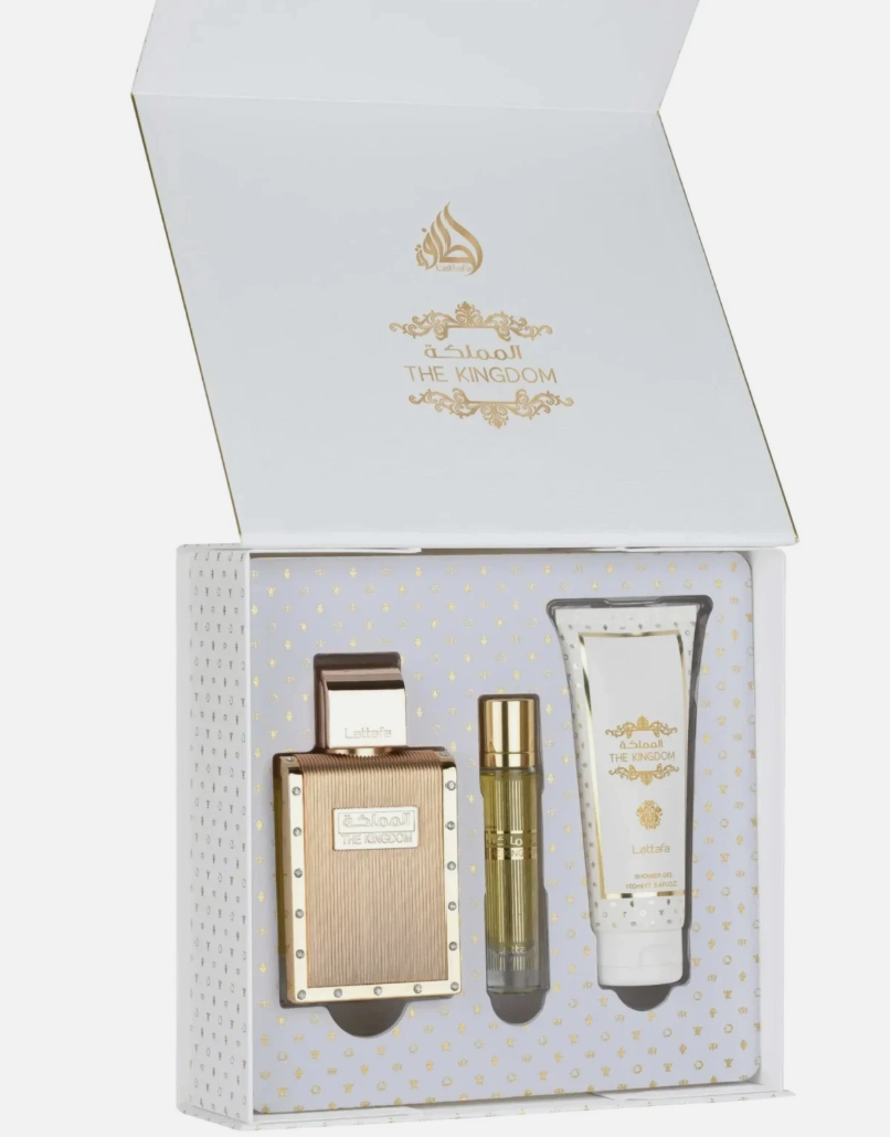 BLOCK36: COFANETTO PROFUMO ARABO LATTAFA THE KINGDOM MEN
