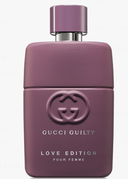 BLOCK36: PROFUMO DONNA GUCCI GUILTY POUR FEMME LOVE EDITION 2025 EDP 50ML