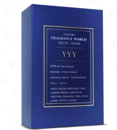 BLOCK36: PROFUMO ARABO FRAGRANCE WORLD YYY EXTRAIT 70 ML