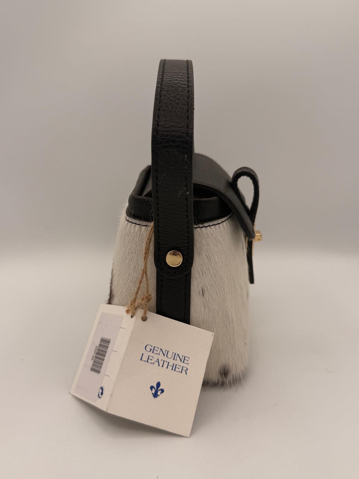 BLOCK36:HANDTASCHE AUS PONYFELL