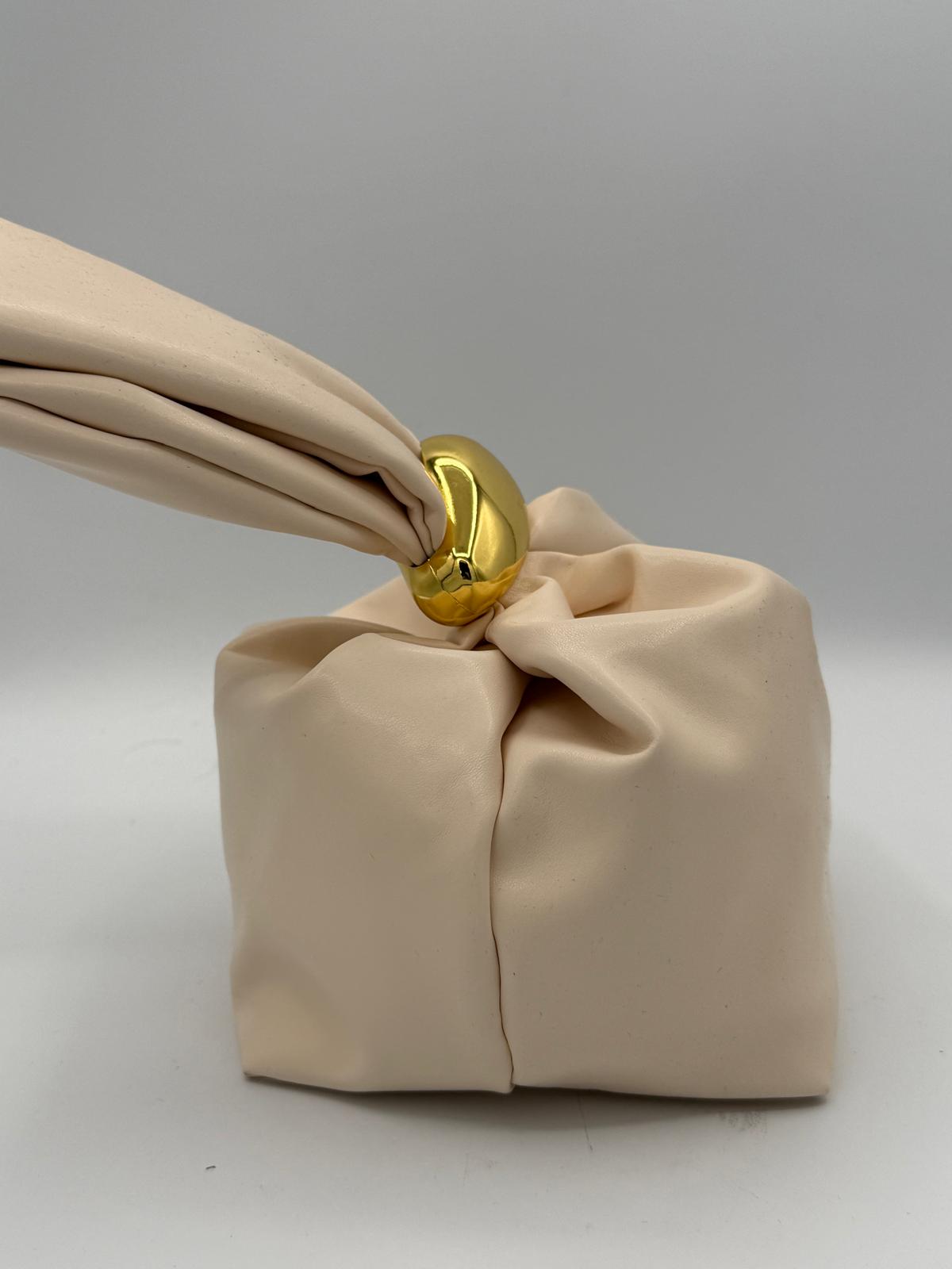 BLOCK36 :POCHETTE DA POLSO COL BEIGE