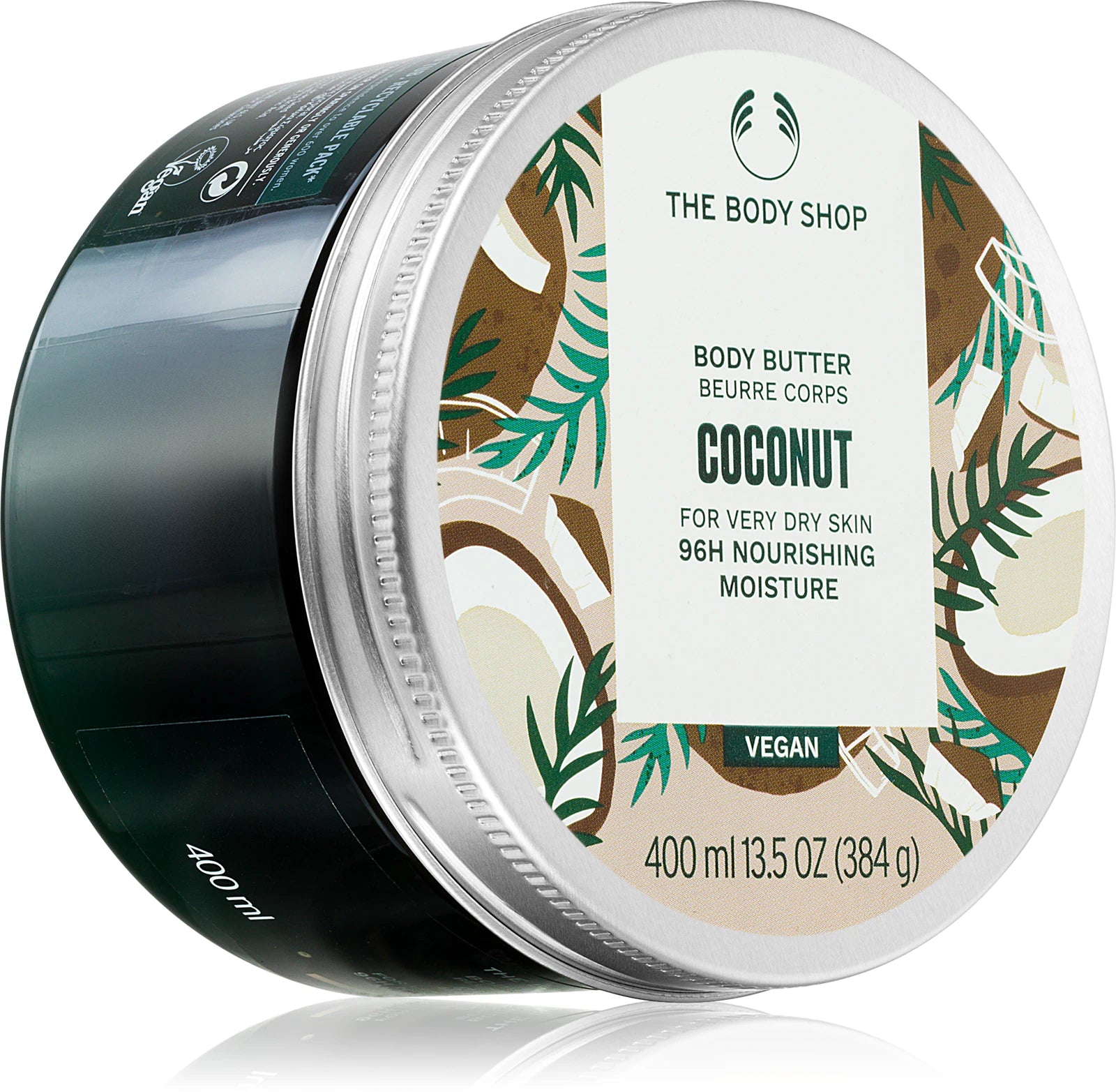 BLOCK36:CREMA PROFUMATA THE BODY SHOP BODY BUTTER COCONUT 96H NOURISHING MOISTURE 400 ML