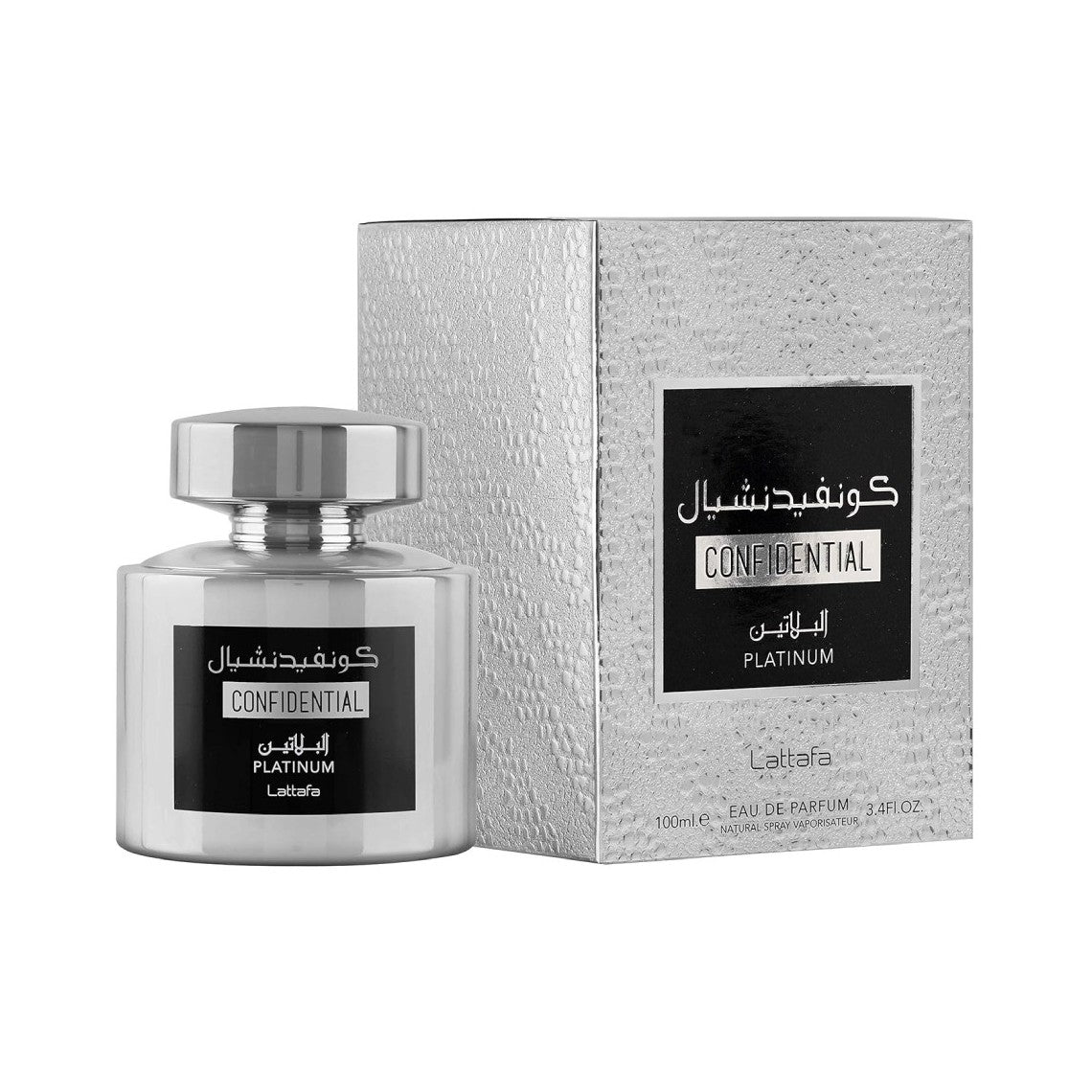 BLOCK36:PROFUMO ARABO  LATTAFA CONFIDENTIAL PLATINUM EDP 100 ML
