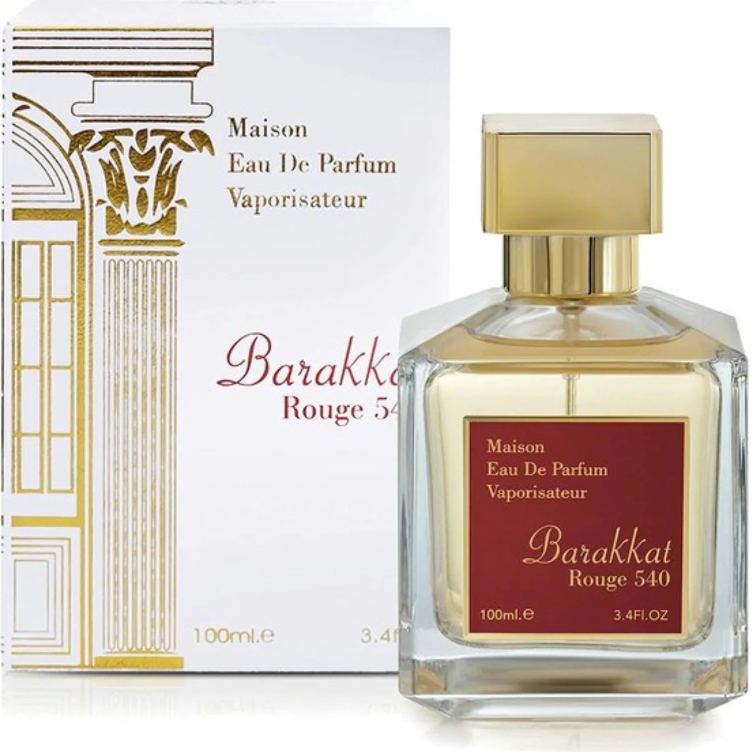 BLOCK36: PROFUMO ARABO FRAGRANCE WORLD  ROUGE 540 WHITE EXTRAIT DE PARFUM 100ML FOR WOMEN