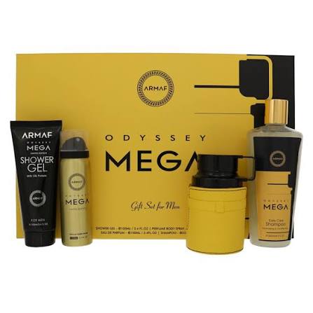 BLOCK36:COFANETTO ARMAF MEGA CON PROFUMO 100ML,SHOWER GEL,BODY SPRAY E SHAMPOO