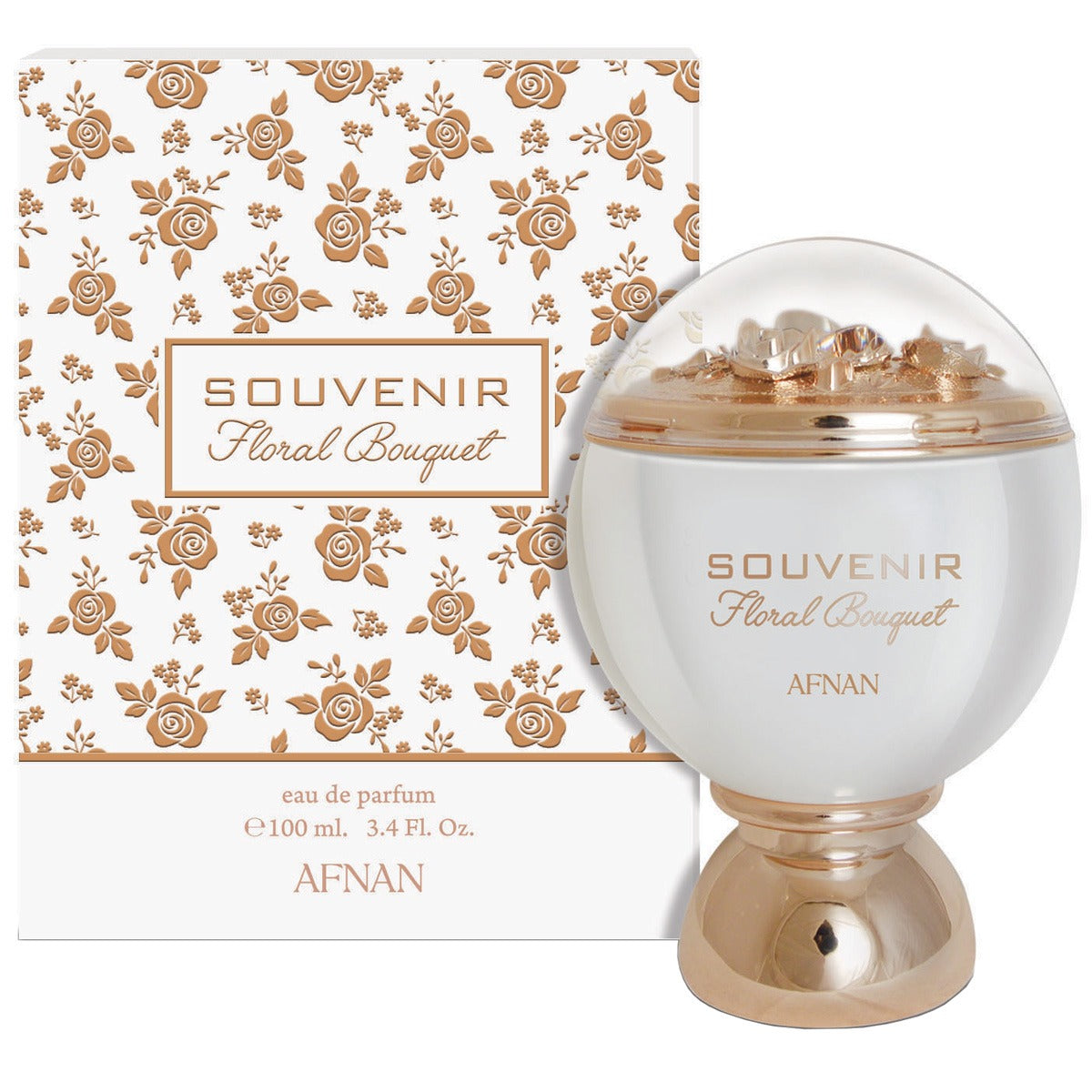 BLOCK36: PROFUMO ARABO Afnan Souvenir Floral Bouquet Eau De Parfum 100ml Women's Fragrance