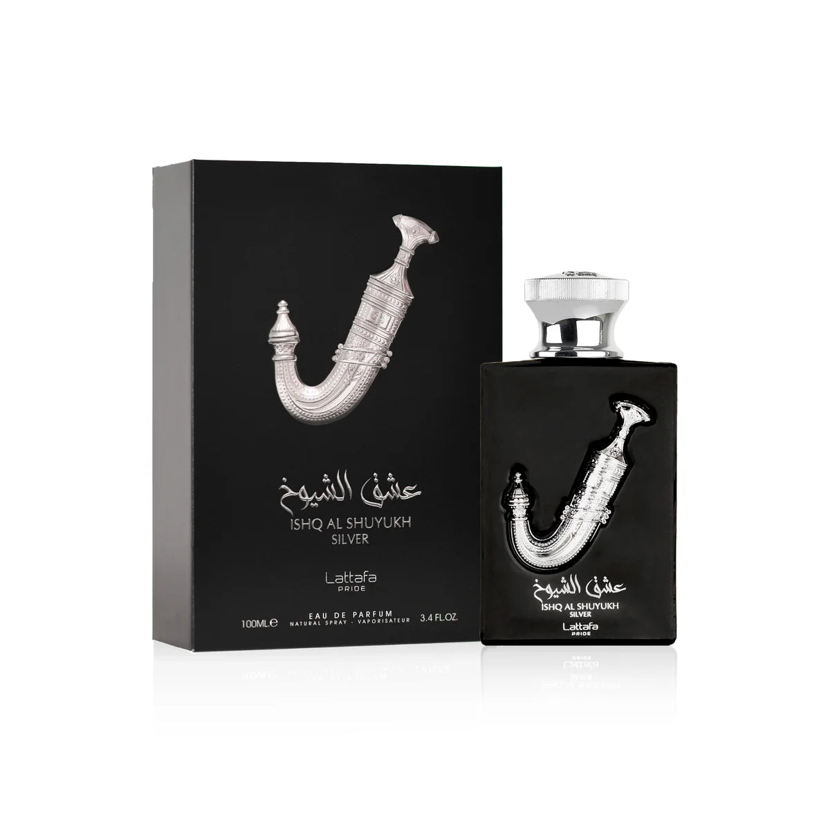 BLOCK36: PROFUMO ARABO LATTAFA ISHQ AL SHUYUKH SILVER PRIDE	EDP	100ML